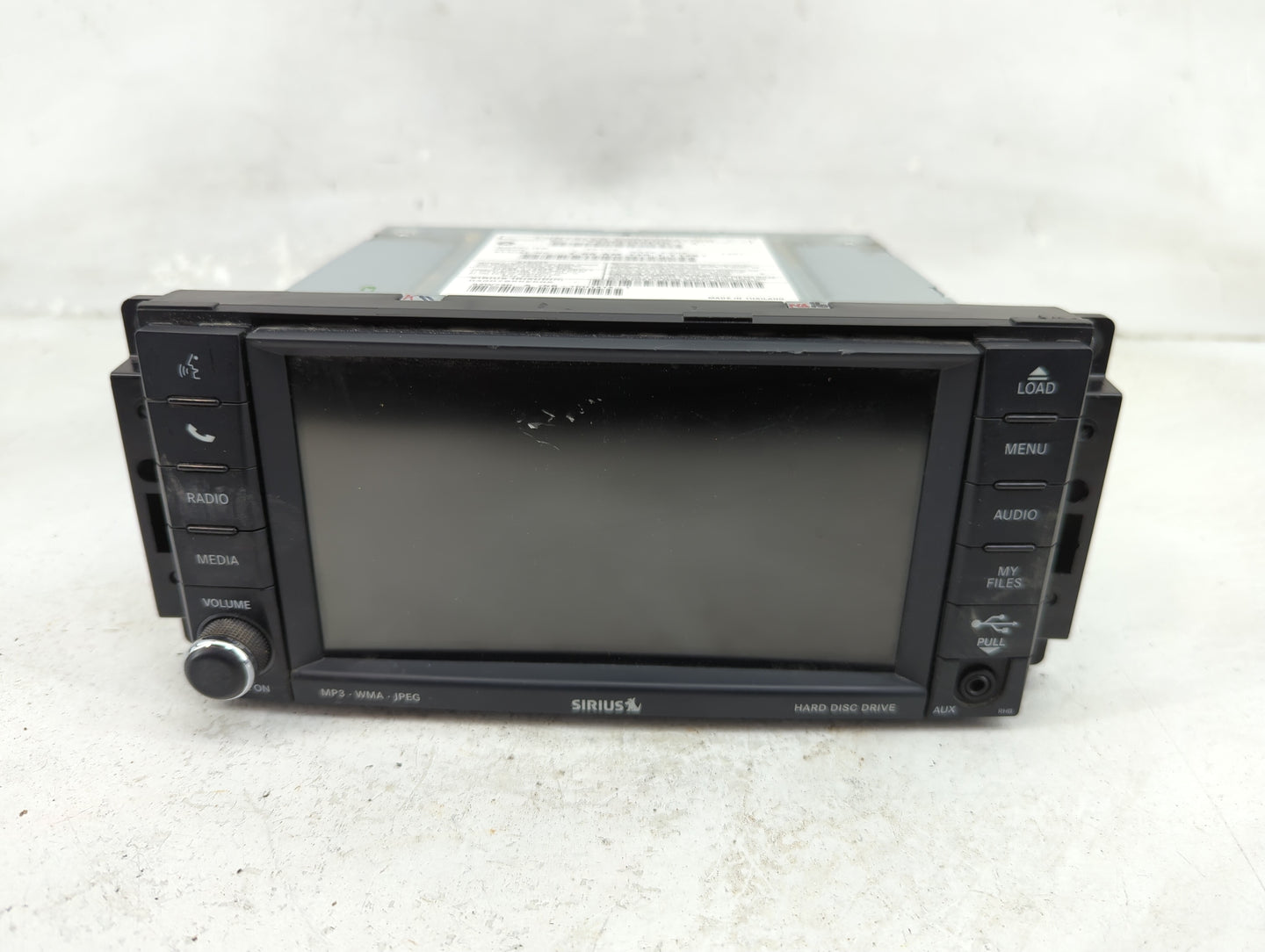 2011-2012 Jeep Compass Radio AM FM Cd Player Receiver Replacement P/N:P05064836AH Fits Fits 2011 2012 OEM Used Auto Parts - 