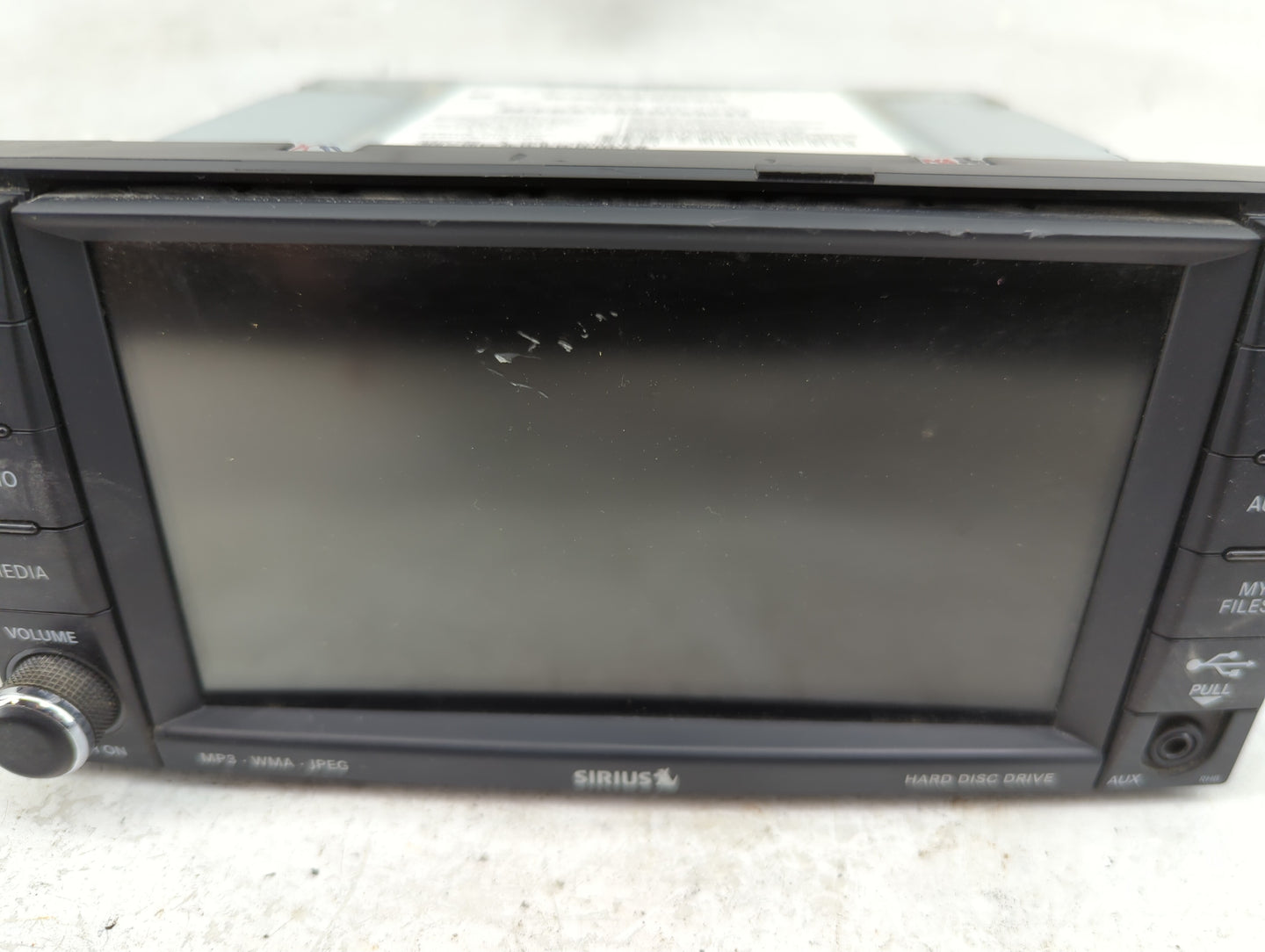 2011-2012 Jeep Compass Radio AM FM Cd Player Receiver Replacement P/N:P05064836AH Fits Fits 2011 2012 OEM Used Auto Parts - 