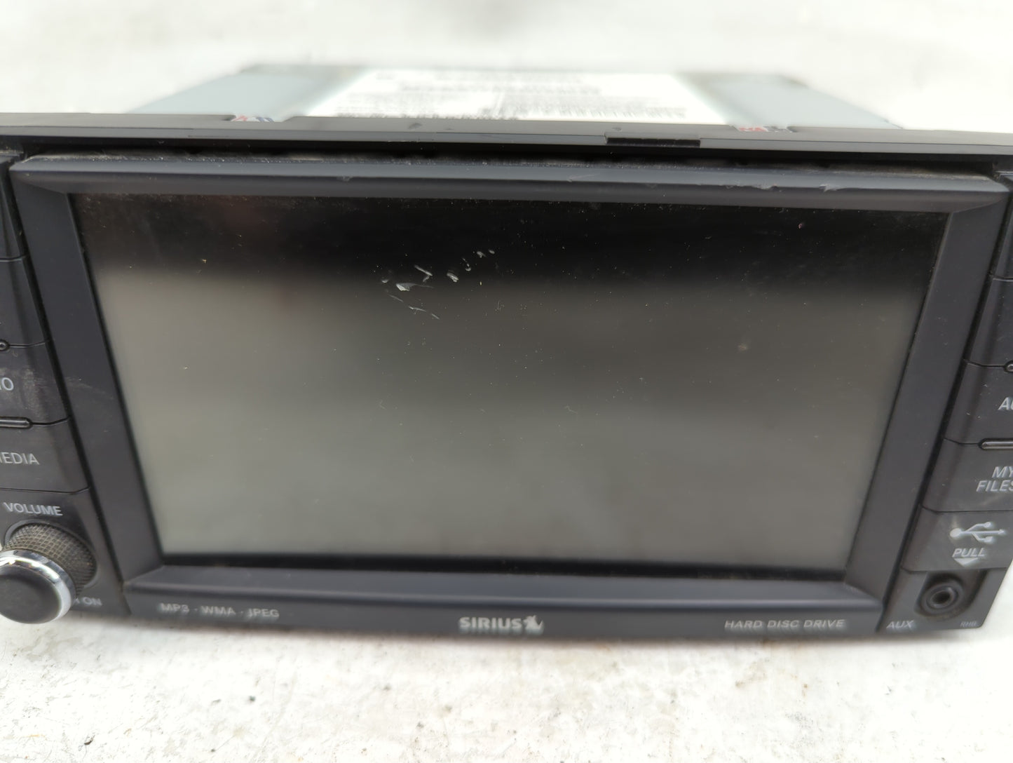 2011-2012 Jeep Compass Radio AM FM Cd Player Receiver Replacement P/N:P05064836AH Fits Fits 2011 2012 OEM Used Auto Parts - 