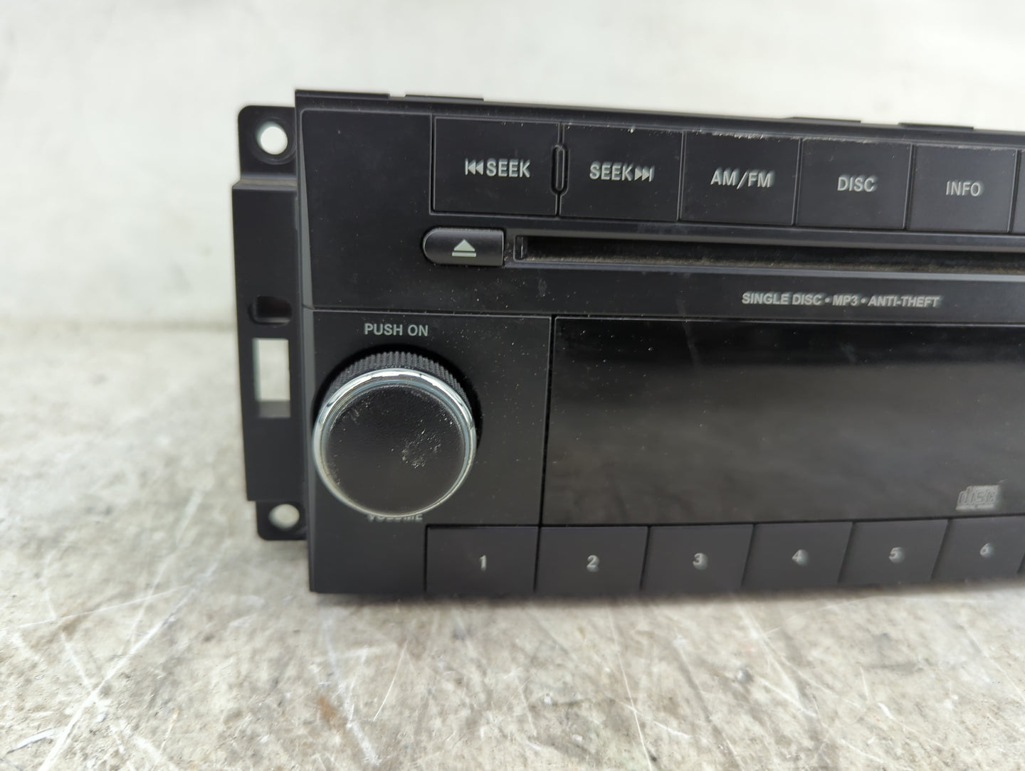 2011-2012 Jeep Compass Radio AM FM Cd Player Receiver Replacement P/N:SPNP05091195AA P05091195AA Fits Fits 2011 2012 OEM Use