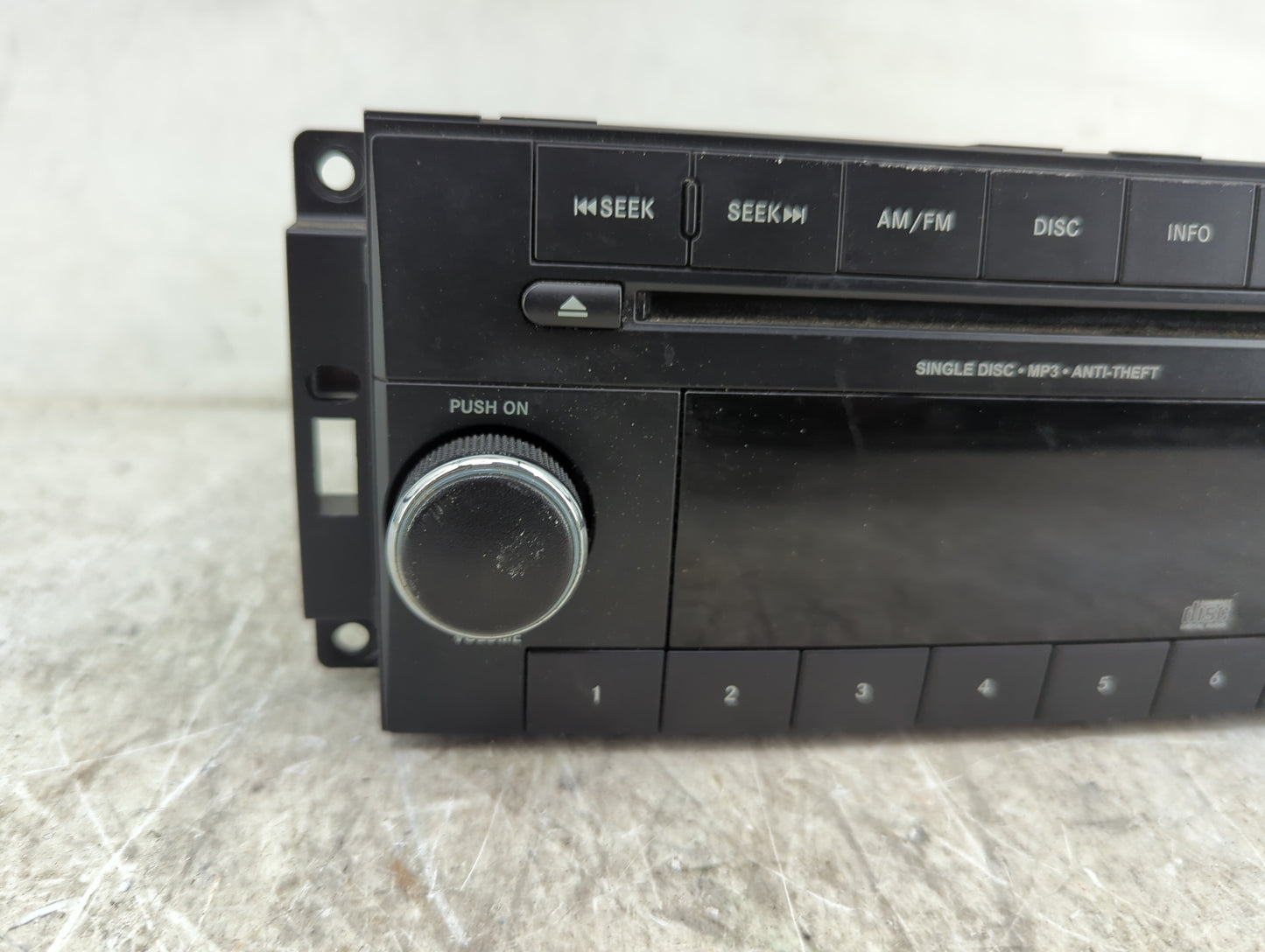 2011-2012 Jeep Compass Radio AM FM Cd Player Receiver Replacement P/N:SPNP05091195AA P05091195AA Fits Fits 2011 2012 OEM Use