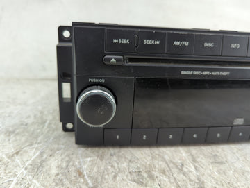 2011-2012 Jeep Compass Radio AM FM Cd Player Receiver Replacement P/N:SPNP05091195AA P05091195AA Fits Fits 2011 2012 OEM Used Auto Parts