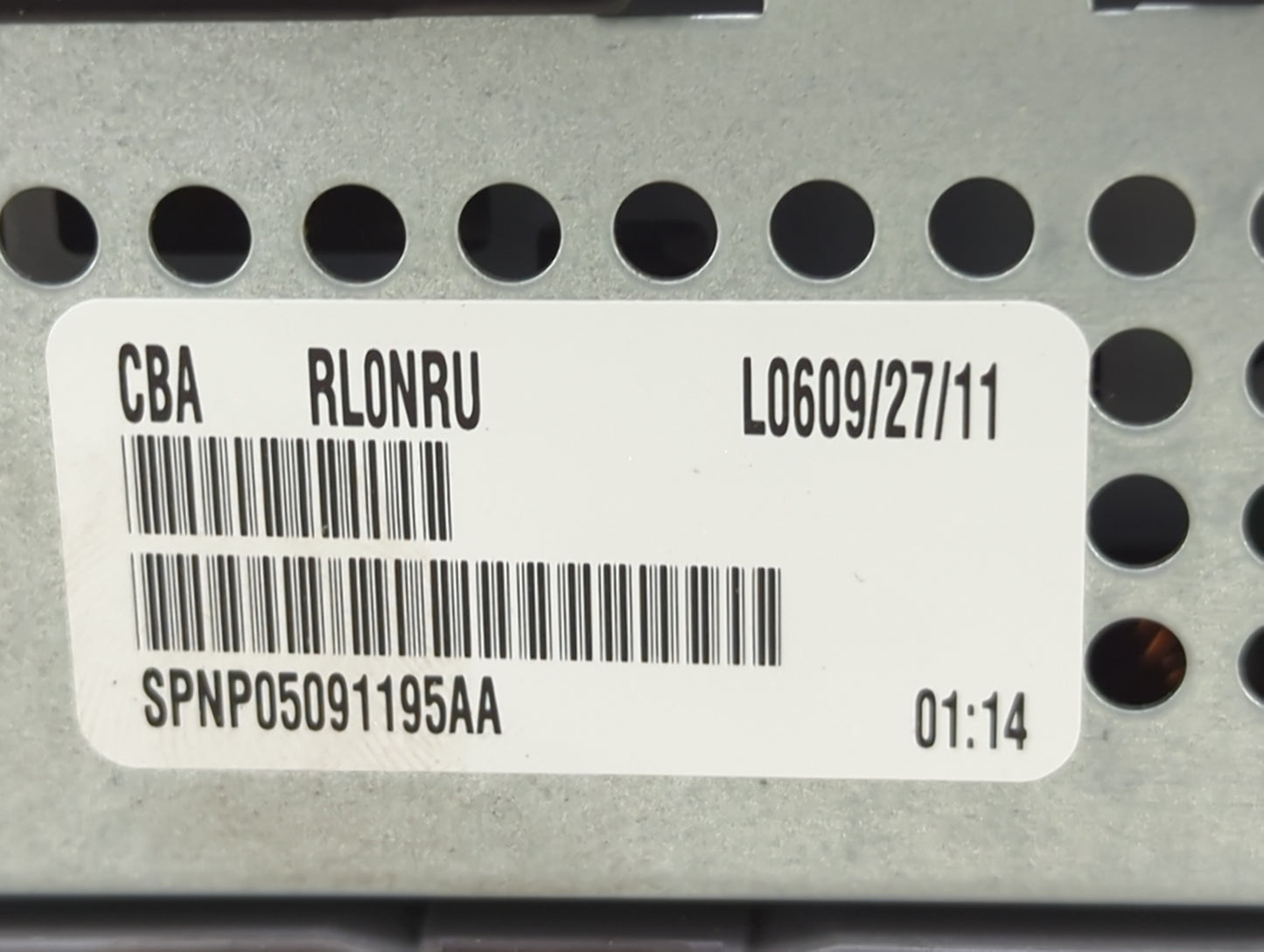 2011-2012 Jeep Compass Radio AM FM Cd Player Receiver Replacement P/N:SPNP05091195AA P05091195AA Fits Fits 2011 2012 OEM Use