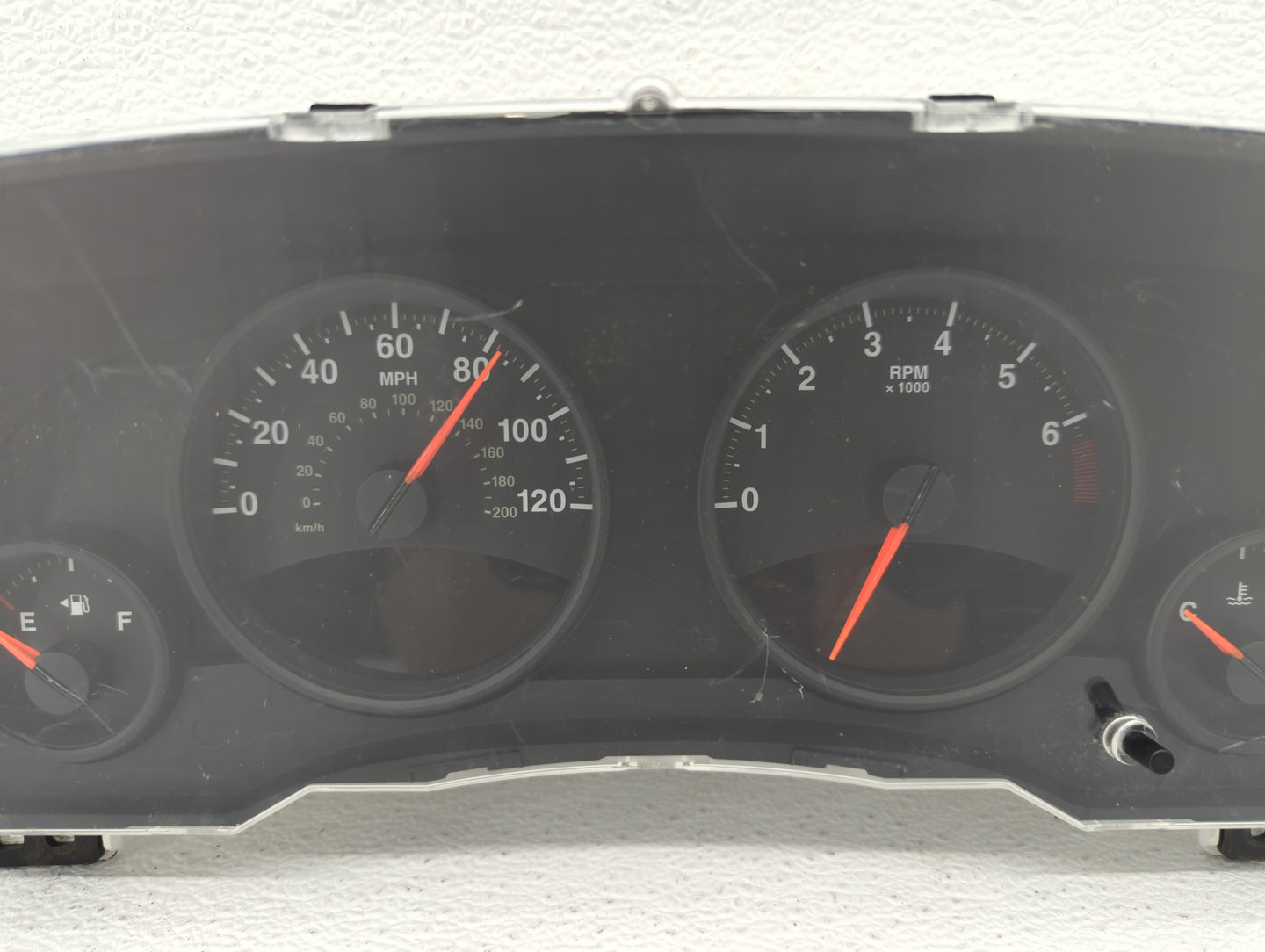 2011-2013 Jeep Compass Instrument Cluster Speedometer Gauges P/N:68080402AE 68080402AF, 68080402AD Fits Fits 2011 2012 2013 