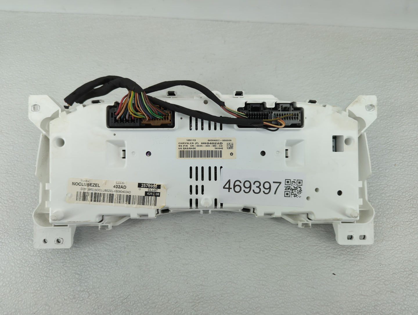 2011-2013 Jeep Compass Instrument Cluster Speedometer Gauges P/N:68080402AE 68080402AF, 68080402AD Fits Fits 2011 2012 2013 