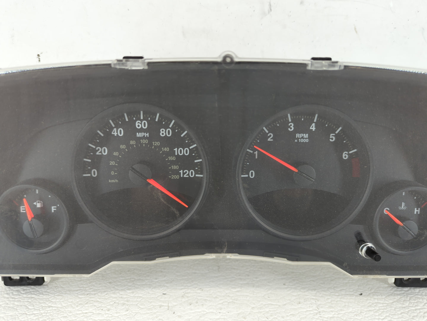2011-2013 Jeep Compass Instrument Cluster Speedometer Gauges P/N:68080402AE 68080402AF, 68080402AD Fits Fits 2011 2012 2013 