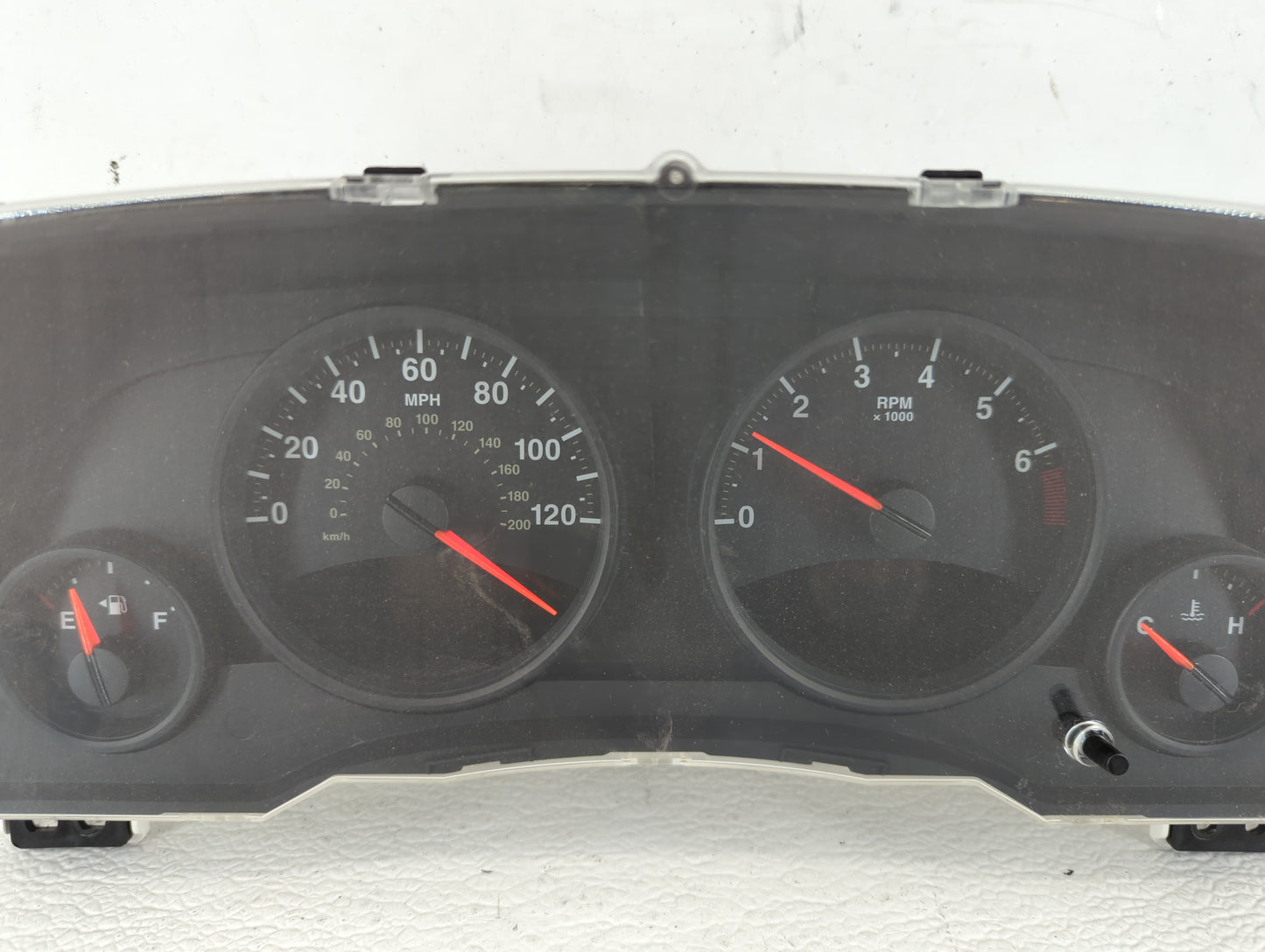 2011-2013 Jeep Compass Instrument Cluster Speedometer Gauges P/N:68080402AE 68080402AF, 68080402AD Fits Fits 2011 2012 2013 