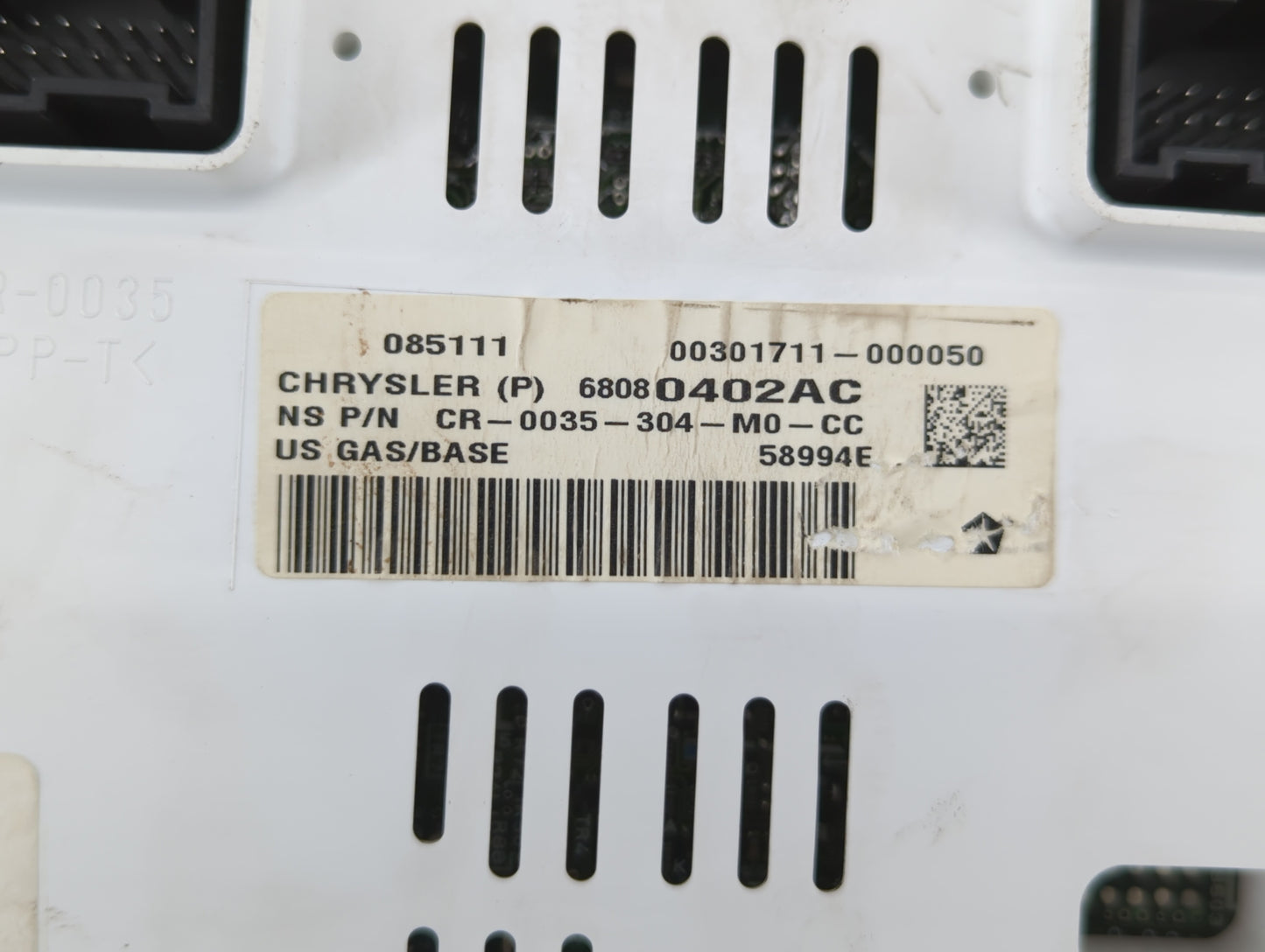 2011-2013 Jeep Compass Instrument Cluster Speedometer Gauges P/N:68080402AE 68080402AF, 68080402AD Fits Fits 2011 2012 2013 