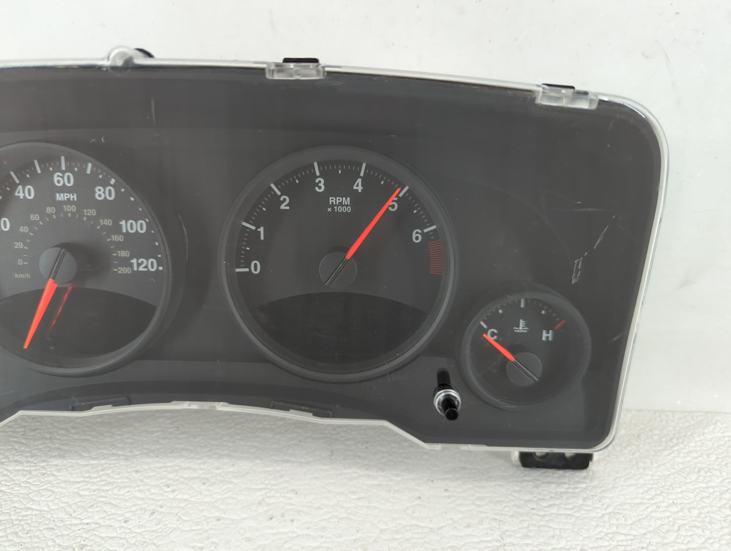2011-2013 Jeep Compass Instrument Cluster Speedometer Gauges P/N:68080402AE 68080402AF, 68080402AD Fits Fits 2011 2012 2013 