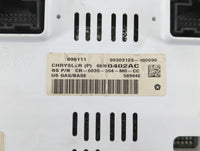 2011-2013 Jeep Compass Instrument Cluster Speedometer Gauges P/N:68080402AE 68080402AF, 68080402AD Fits Fits 2011 2012 2013 