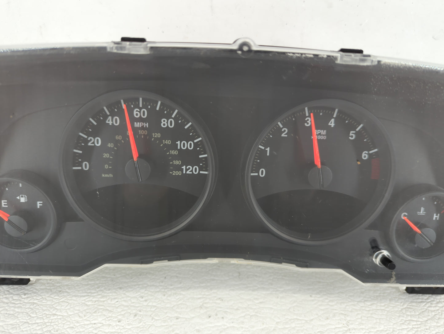2011-2013 Jeep Compass Instrument Cluster Speedometer Gauges P/N:68080402AE 68080402AF, 68080402AD Fits Fits 2011 2012 2013 