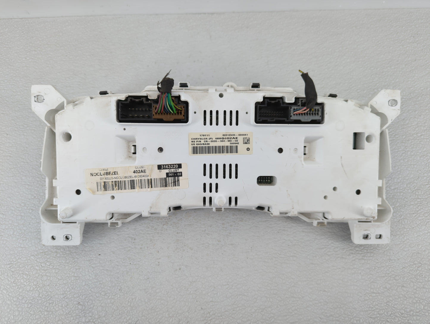 2011-2013 Jeep Compass Instrument Cluster Speedometer Gauges P/N:68080402AE 68080402AF, 68080402AD Fits Fits 2011 2012 2013 