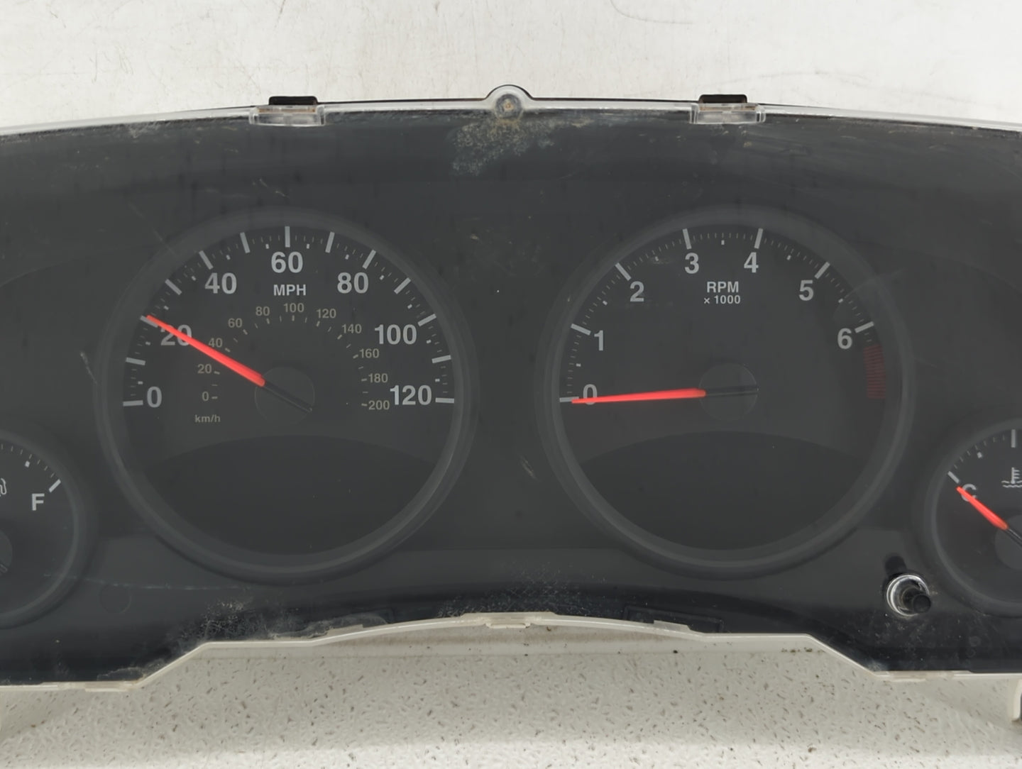 2011-2012 Jeep Compass Instrument Cluster Speedometer Gauges P/N:68080401AE 68080402AE, CR-0035-304-M0-CE Fits Fits 2011 201