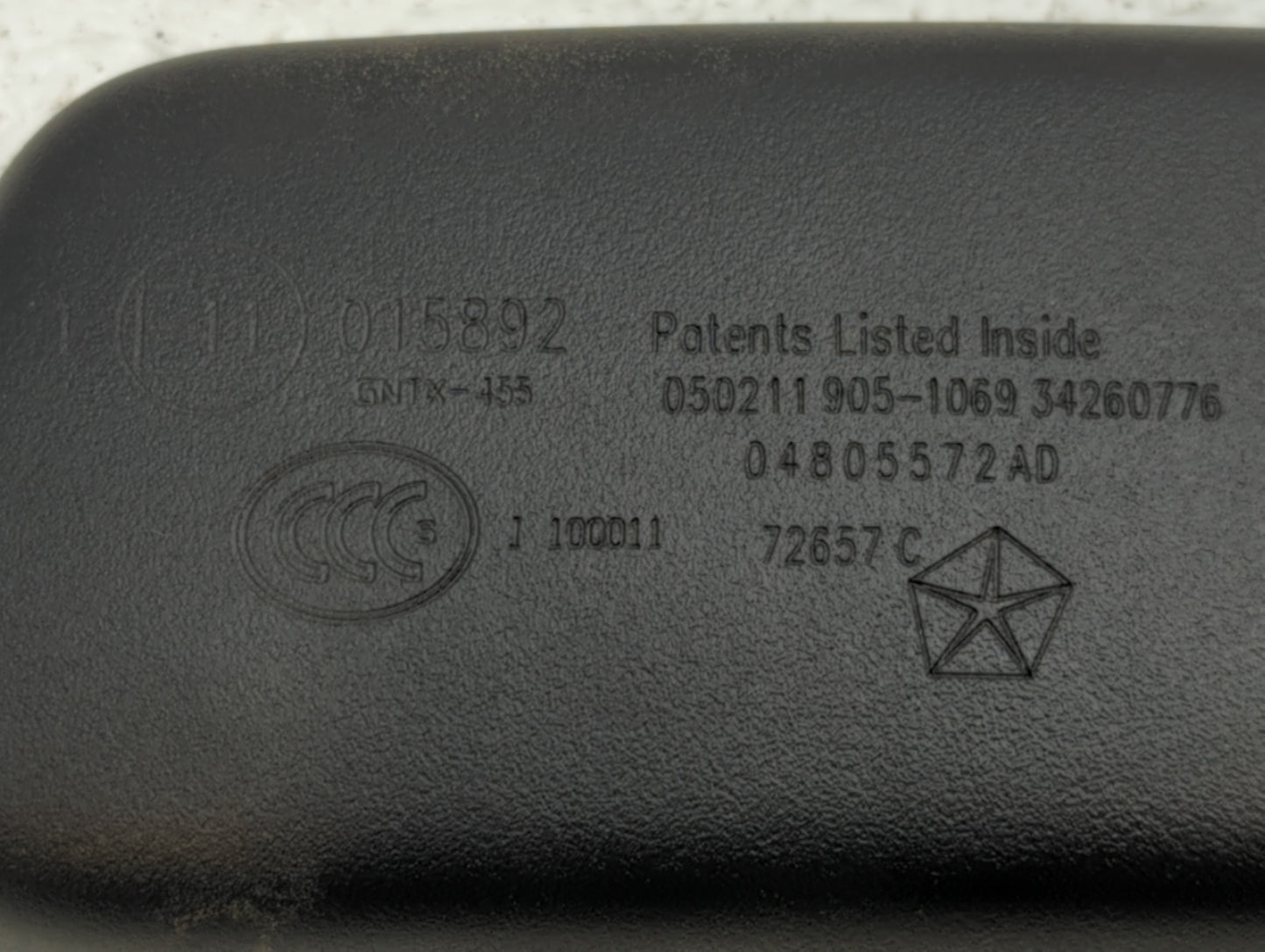 2011 Jeep Compass Interior Rear View Mirror Replacement OEM P/N:E11015892 Fits OEM Used Auto Parts - Oemusedautoparts1.com