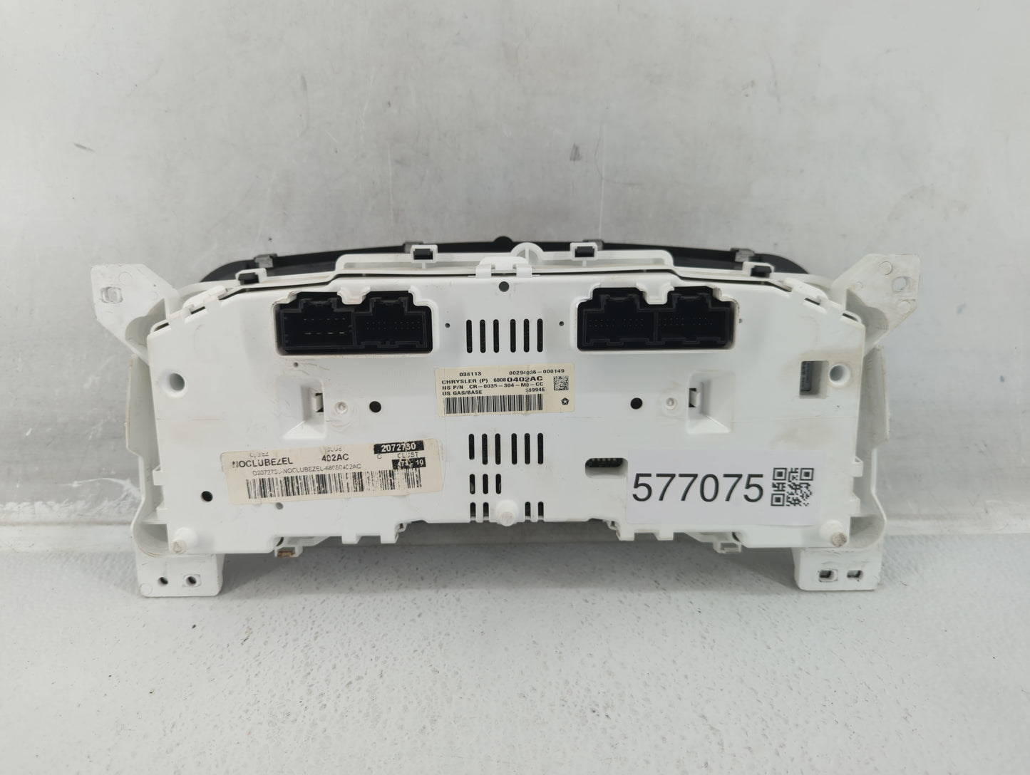 2011-2013 Jeep Compass Instrument Cluster Speedometer Gauges P/N:68080402AC Fits Fits 2011 2012 2013 OEM Used Auto Parts - O