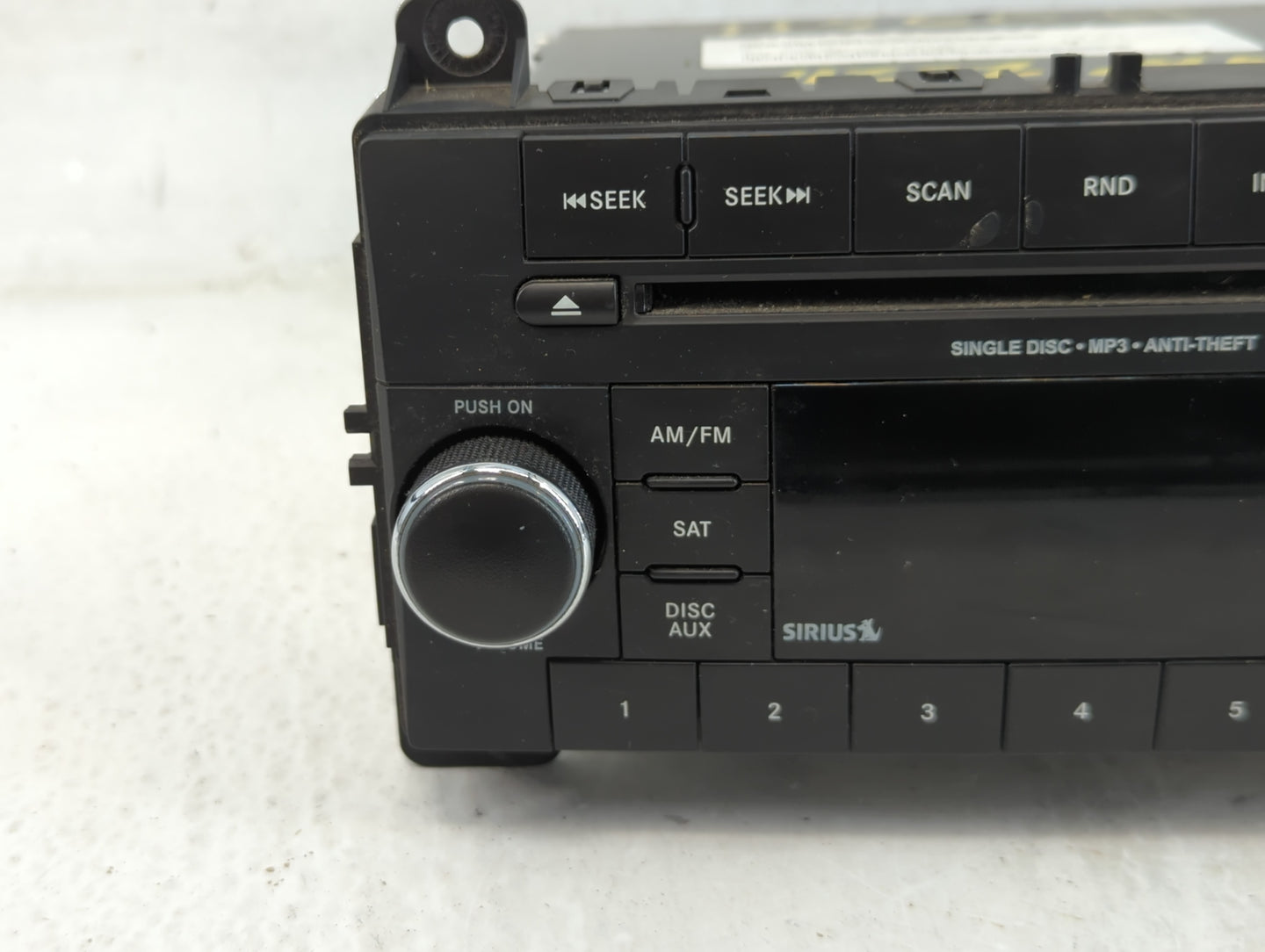2011 Jeep Grand Cherokee Radio AM FM Cd Player Receiver Replacement P/N:P05091165AC Fits OEM Used Auto Parts - Oemusedautopa