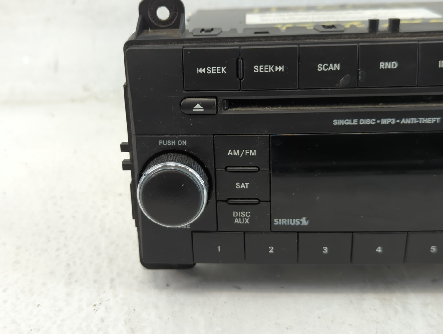 2011 Jeep Grand Cherokee Radio AM FM Cd Player Receiver Replacement P/N:P05091165AC Fits OEM Used Auto Parts - Oemusedautopa