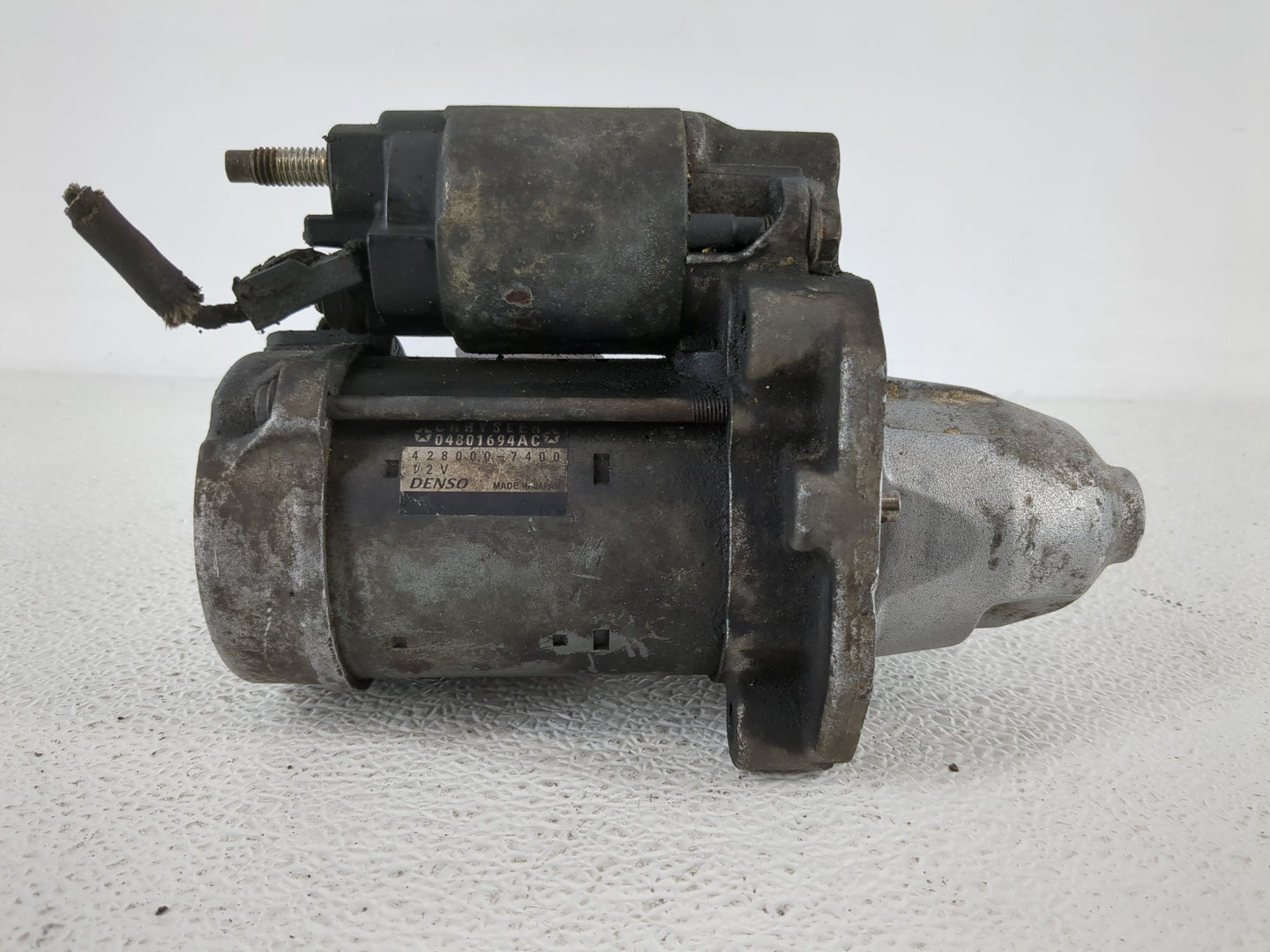 2011-2012 Jeep Grand Cherokee Car Starter Motor Solenoid OEM P/N:428000-7400 04801694AC Fits Fits 2011 2012 OEM Used Auto Pa