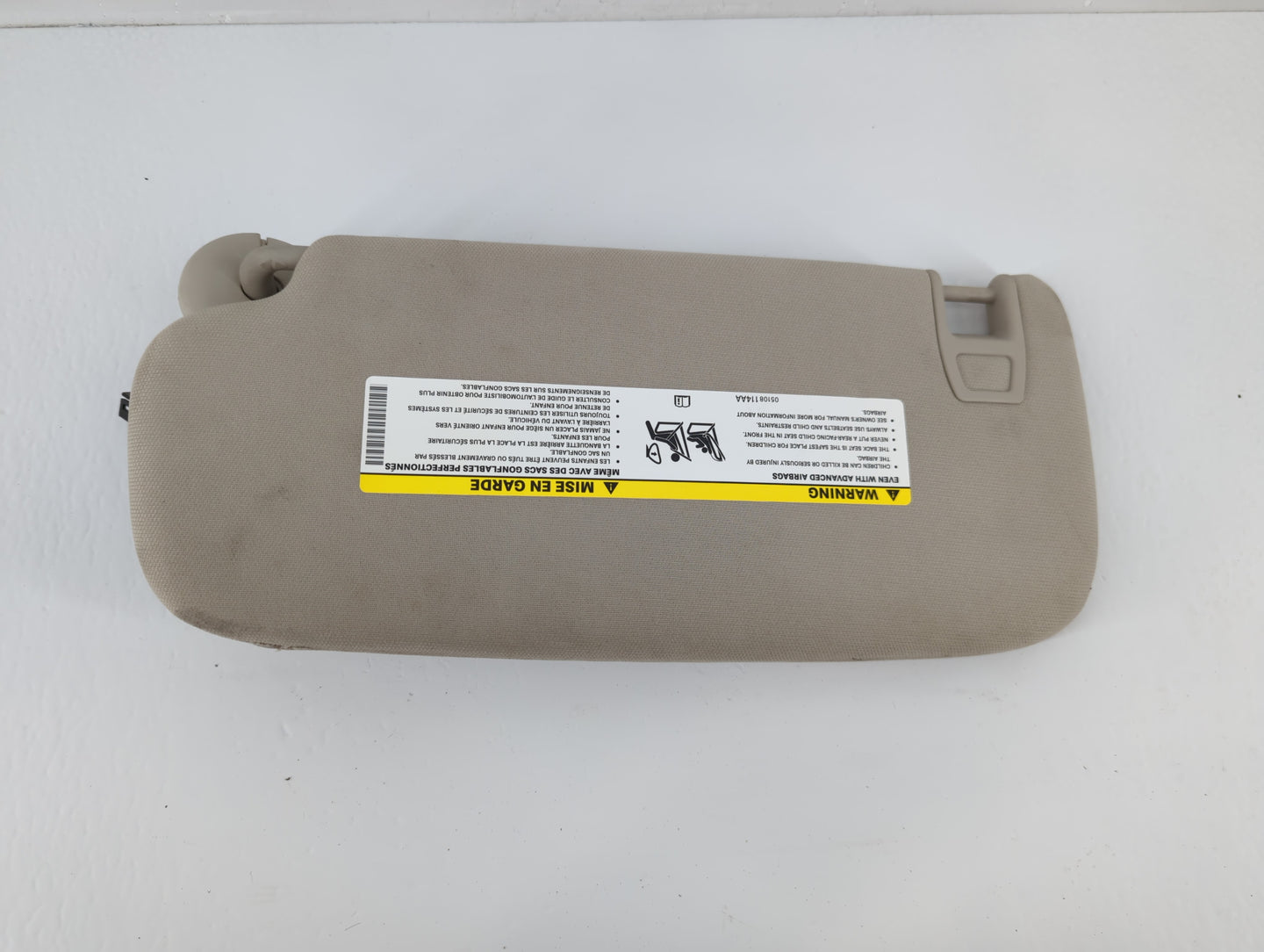 2011-2013 Jeep Grand Cherokee Sun Visor Shade Replacement Passenger Right Mirror Fits OEM Used Auto Parts - Oemusedautoparts