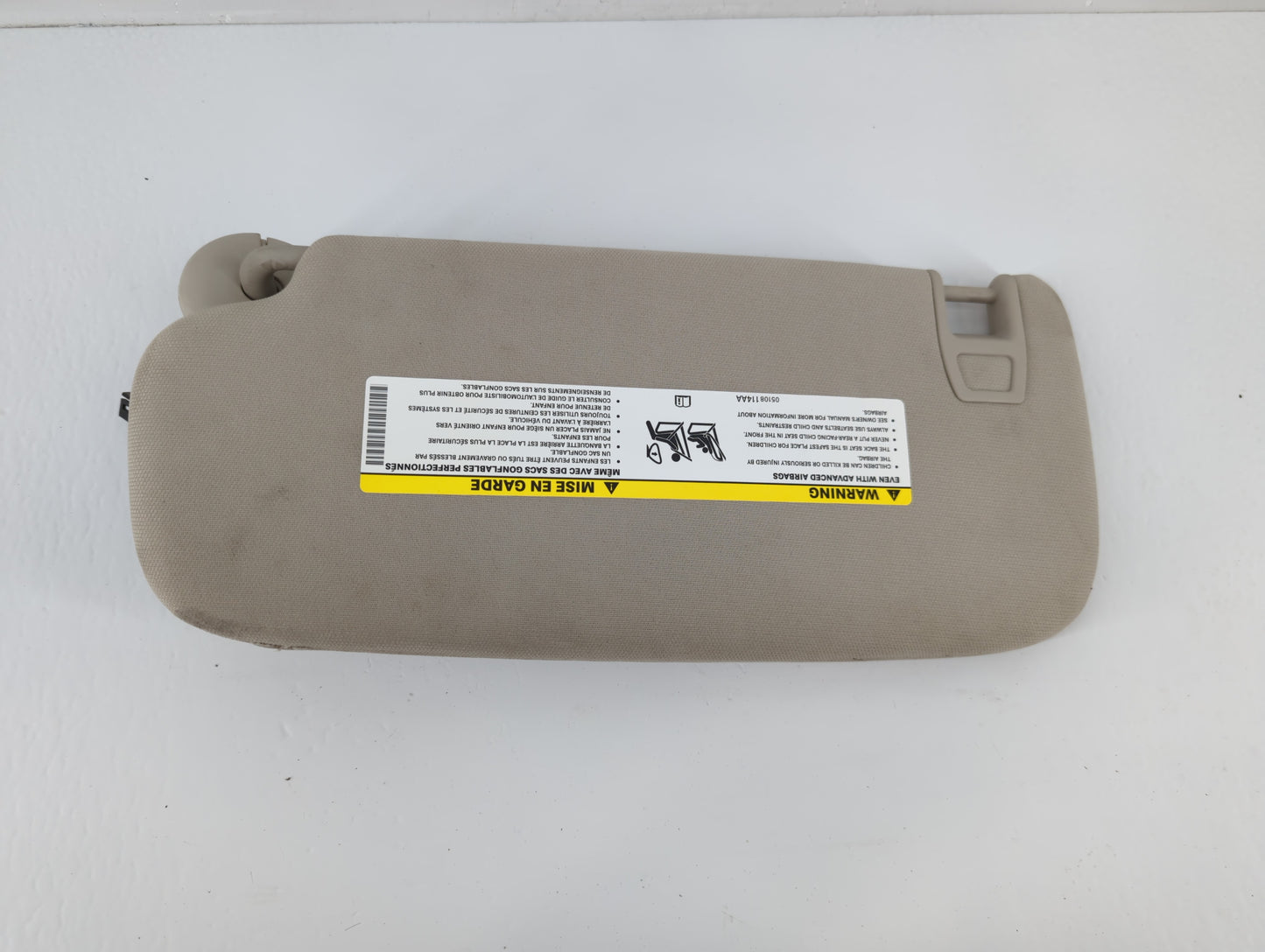 2011-2013 Jeep Grand Cherokee Sun Visor Shade Replacement Passenger Right Mirror Fits OEM Used Auto Parts - Oemusedautoparts