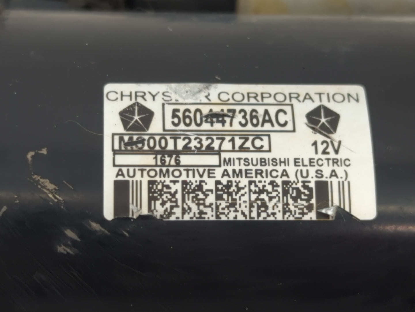 2005-2021 Jeep Grand Cherokee Car Starter Motor Solenoid OEM P/N:04801852AB Fits OEM Used Auto Parts - Oemusedautoparts1.com