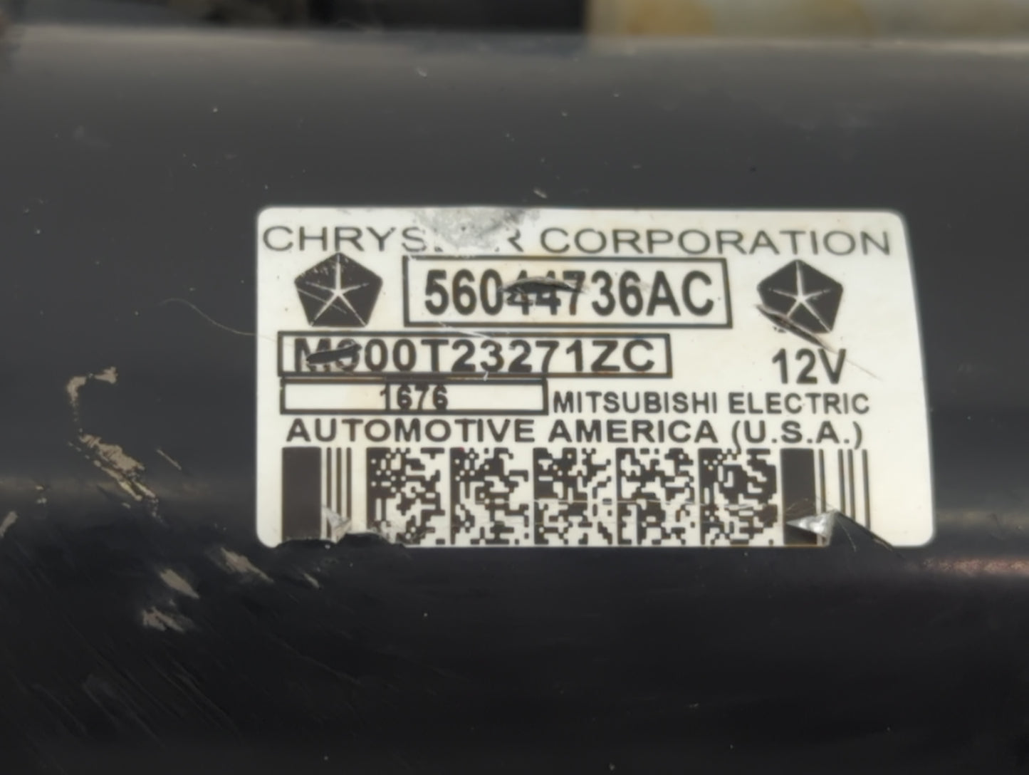 2005-2021 Jeep Grand Cherokee Car Starter Motor Solenoid OEM P/N:04801852AB Fits OEM Used Auto Parts - Oemusedautoparts1.com