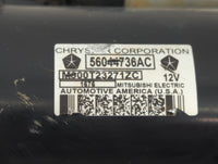 2005-2021 Jeep Grand Cherokee Car Starter Motor Solenoid OEM P/N:04801852AB Fits OEM Used Auto Parts - Oemusedautoparts1.com