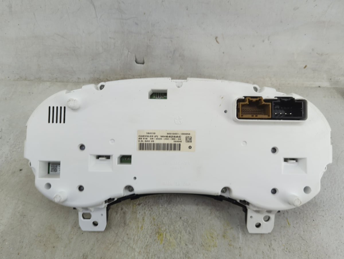 2011 Jeep Grand Cherokee Instrument Cluster Speedometer Gauges P/N:56046428AC Miles:167K Fits OEM Used Auto Parts - Oemuseda