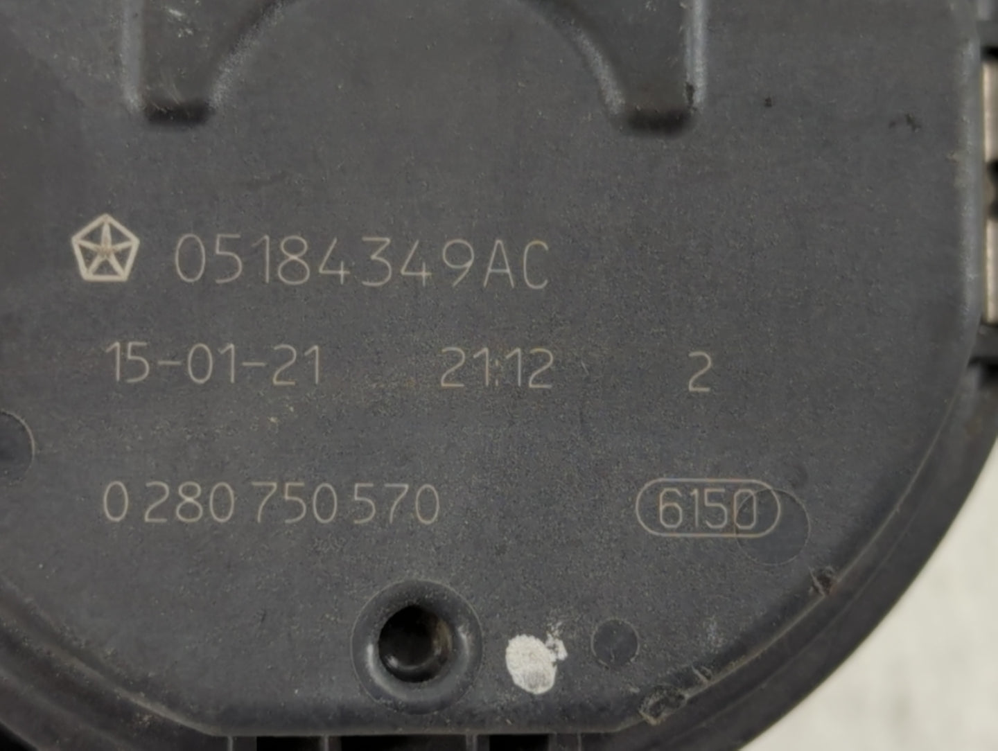 2011-2022 Jeep Grand Cherokee Throttle Body P/N:05184349AC Fits Fits 2011 2012 2013 2014 2015 2016 2017 2018 2019 2020 2021 