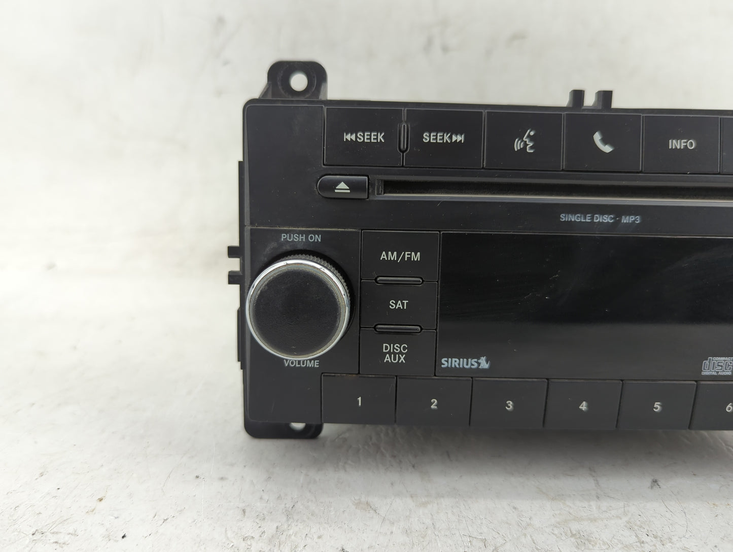 2011 Jeep Grand Cherokee Radio AM FM Cd Player Receiver Replacement P/N:P68039290AG Fits OEM Used Auto Parts - Oemusedautopa