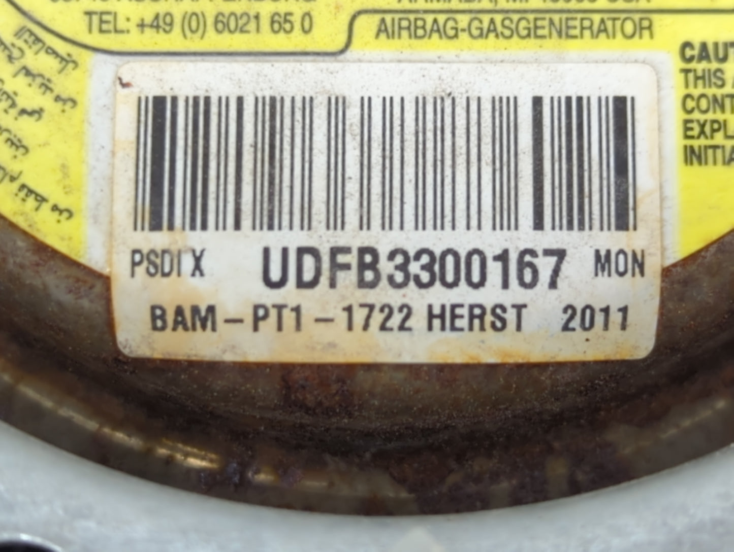 2011 Jeep Grand Cherokee Air Bag Driver Left Steering Wheel Mounted Fits OEM Used Auto Parts - Oemusedautoparts1.com