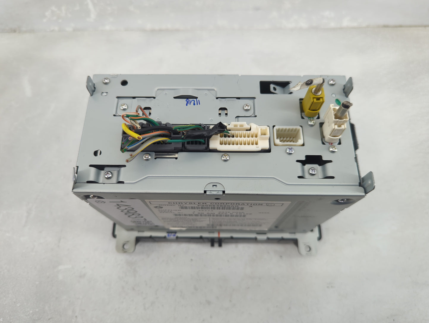 2011 Jeep Grand Cherokee Radio AM FM Cd Player Receiver Replacement P/N:P05064885AG Fits OEM Used Auto Parts - Oemusedautopa