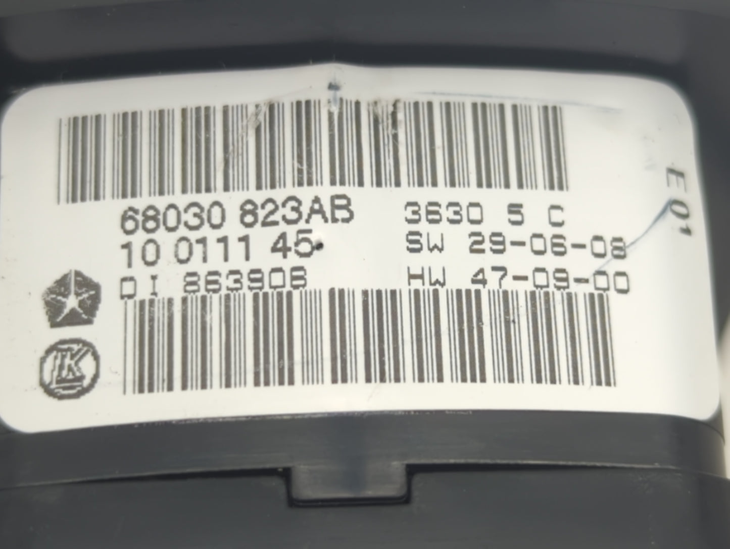 2011-2013 Jeep Grand Cherokee Master Power Window Switch Replacement Driver Side Left P/N:68030823AB Fits Fits 2011 2012 201