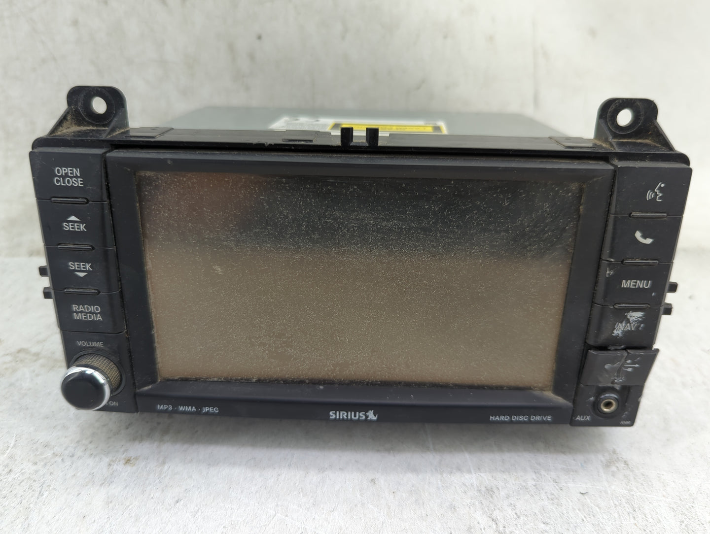 2011 Jeep Grand Cherokee Radio AM FM Cd Player Receiver Replacement P/N:P05064830AE T00BE083156011, NTG4 RHR Fits OEM Used A