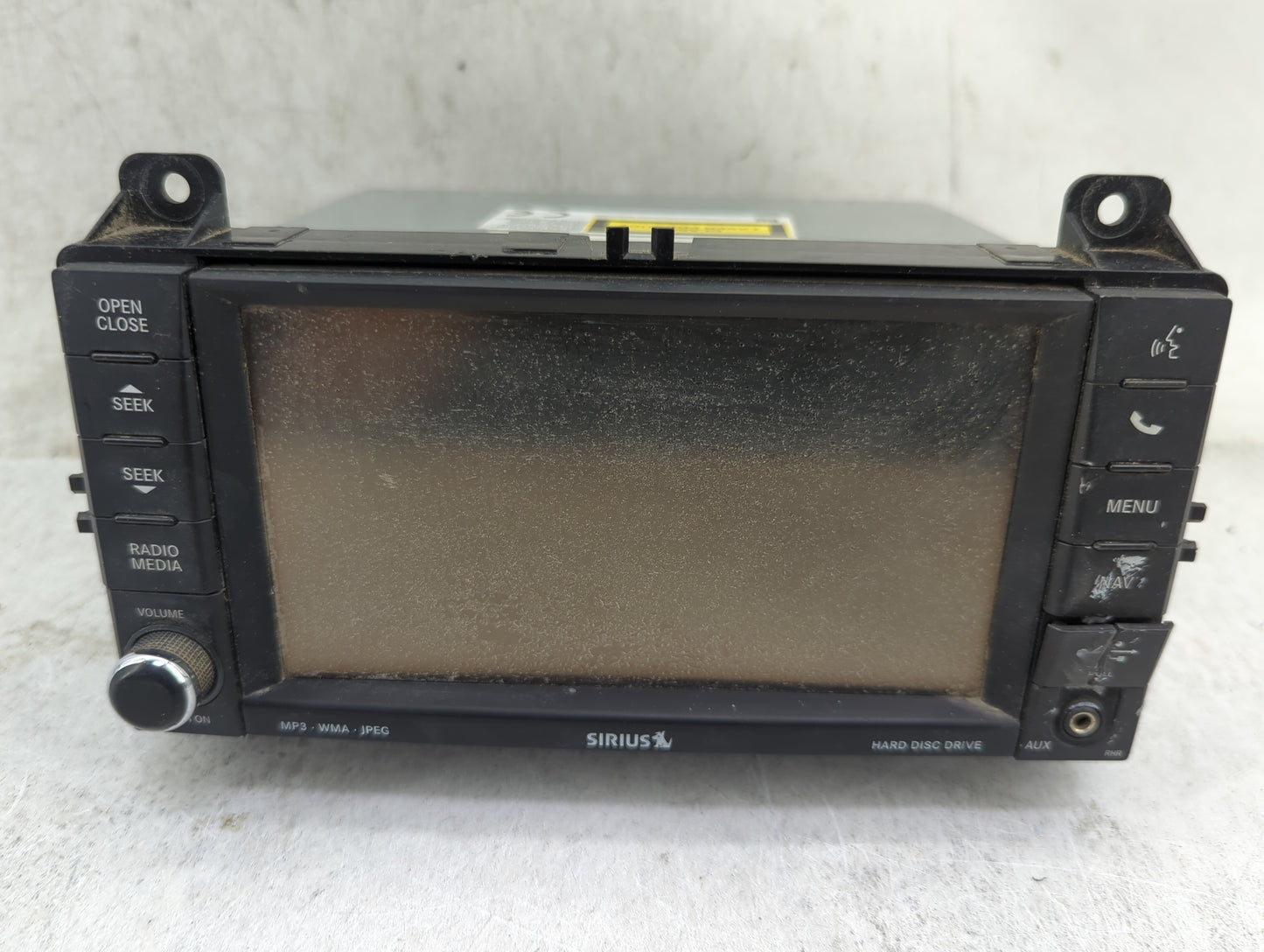 2011 Jeep Grand Cherokee Radio AM FM Cd Player Receiver Replacement P/N:P05064830AE T00BE083156011, NTG4 RHR Fits OEM Used A