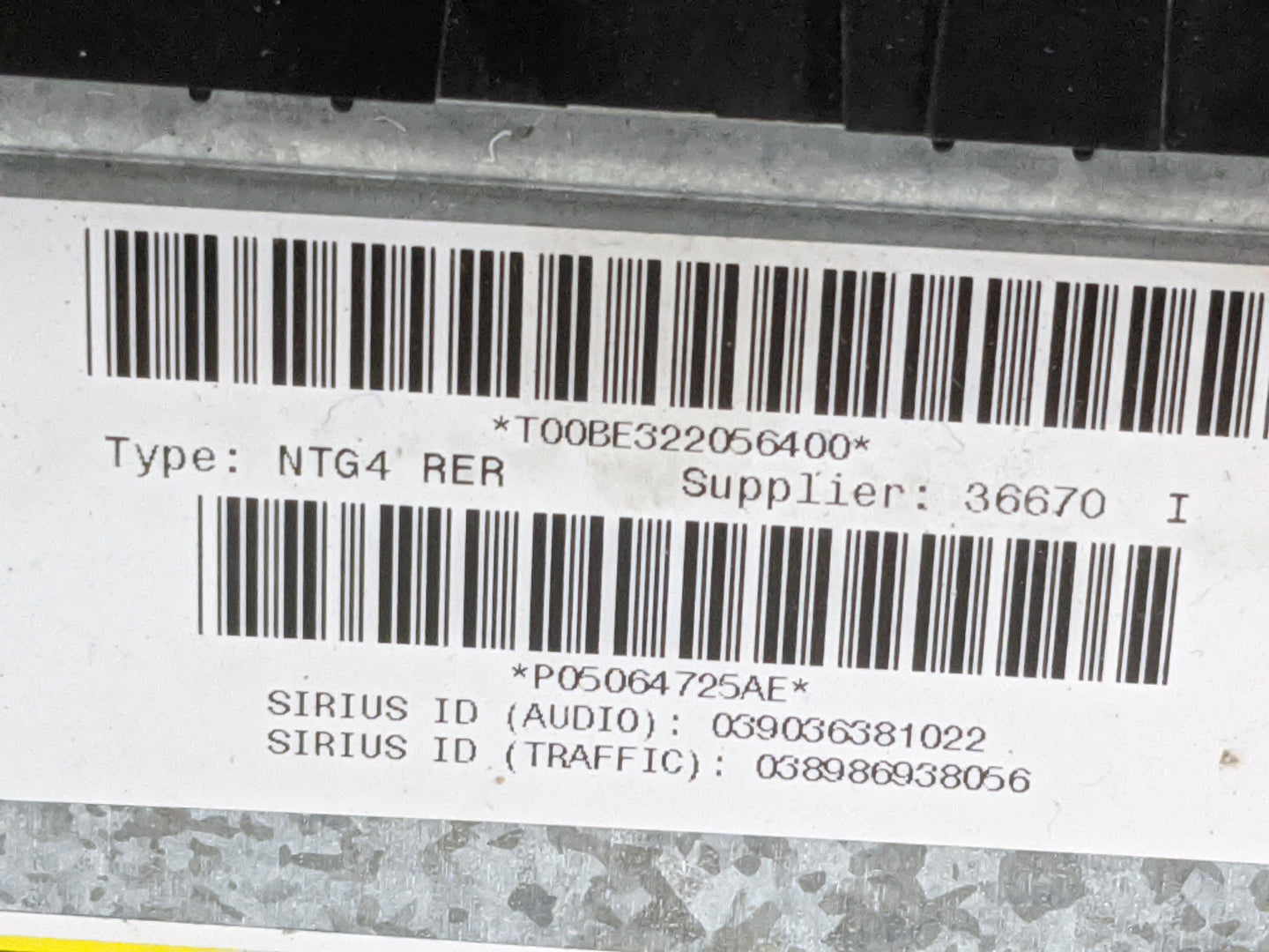 2011 Jeep Grand Cherokee Radio AM FM Cd Player Receiver Replacement P/N:P05064725AE T00BE322056400 Fits OEM Used Auto Parts 