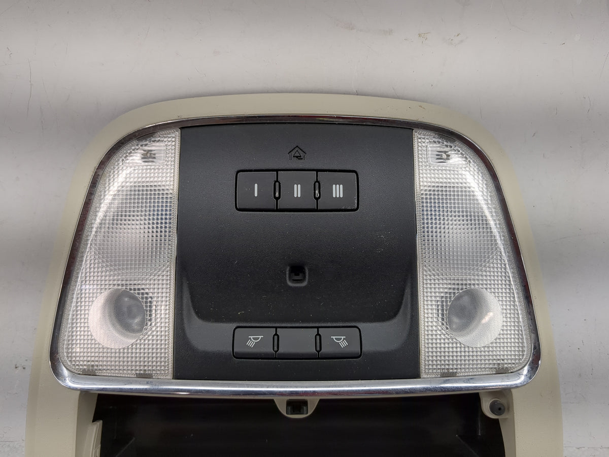 2016-2021 Jeep Grand Cherokee Overhead Roof Console Beige - Oemusedautoparts1.com