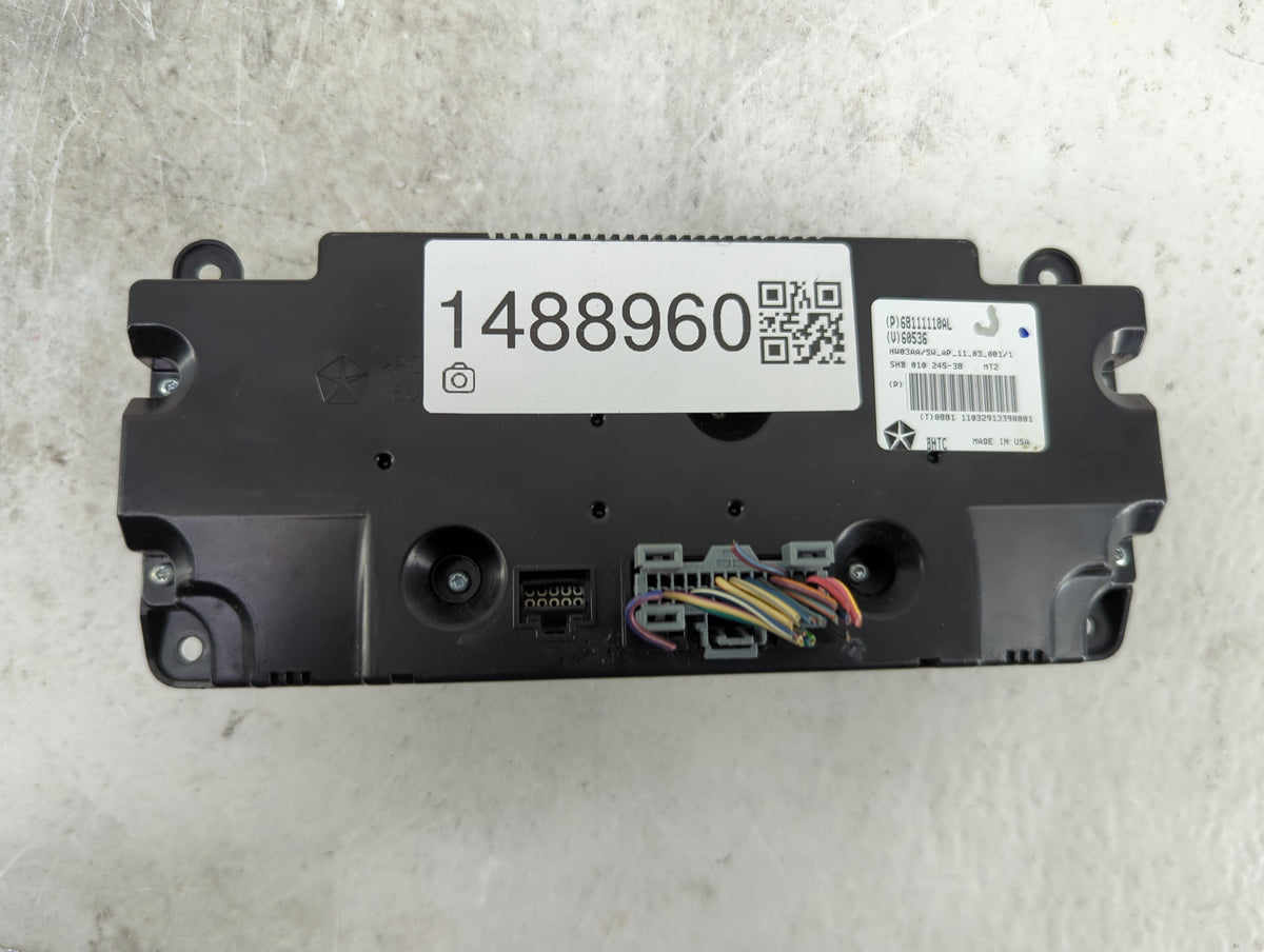 2011-2013 Jeep Grand Cherokee Climate Control Module Temperature AC/Heater Replacement P/N:68111110AL Fits Fits 2011 2012 20