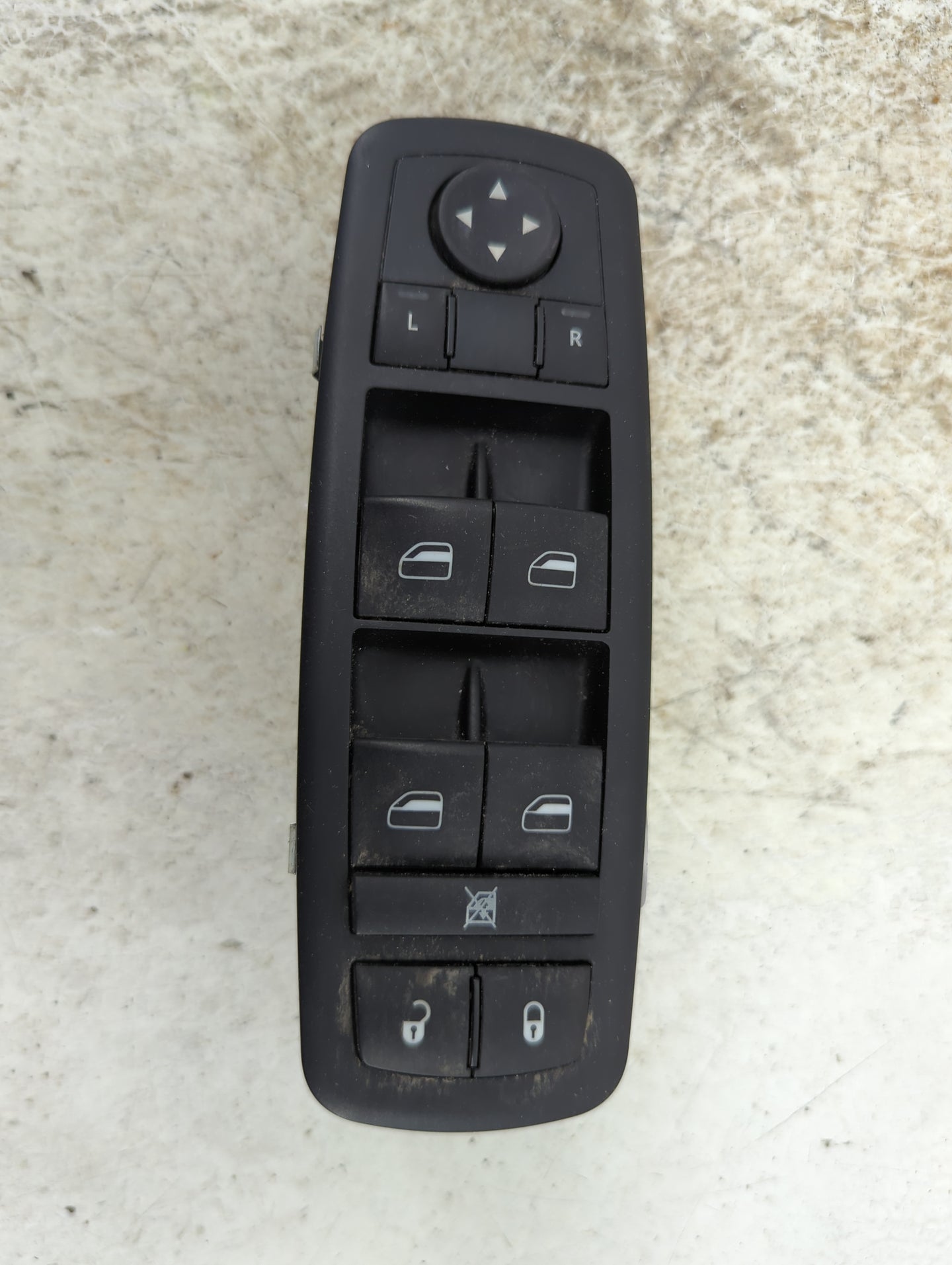 2011-2013 Jeep Grand Cherokee Master Power Window Switch Replacement Driver Side Left P/N:68030823AB 1001114 5 Fits OEM Used