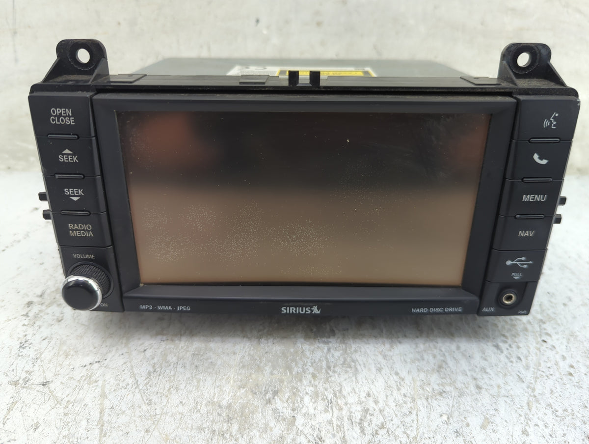 2011 Jeep Grand Cherokee Radio AM FM Cd Player Receiver Replacement P/N:P05064830AE NTG4 RHR, T00BE083156109 Fits OEM Used A