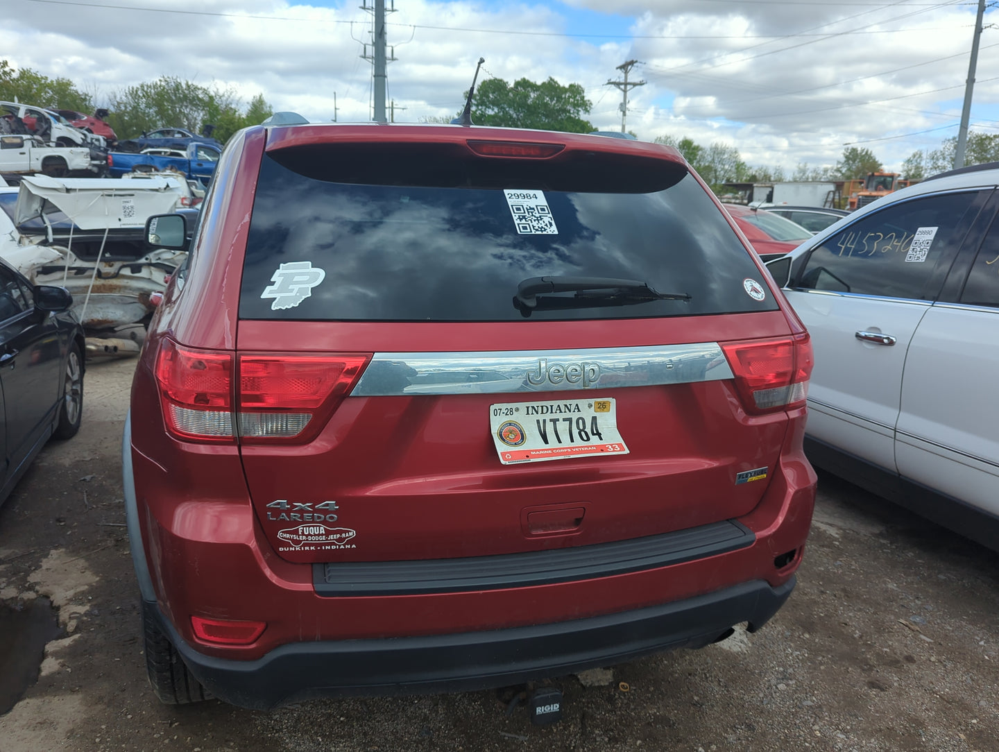 2011-2013 Jeep Grand Cherokee Trunk/decklid/hatch/tailgate Oem 5015733 - Oemusedautoparts1.com