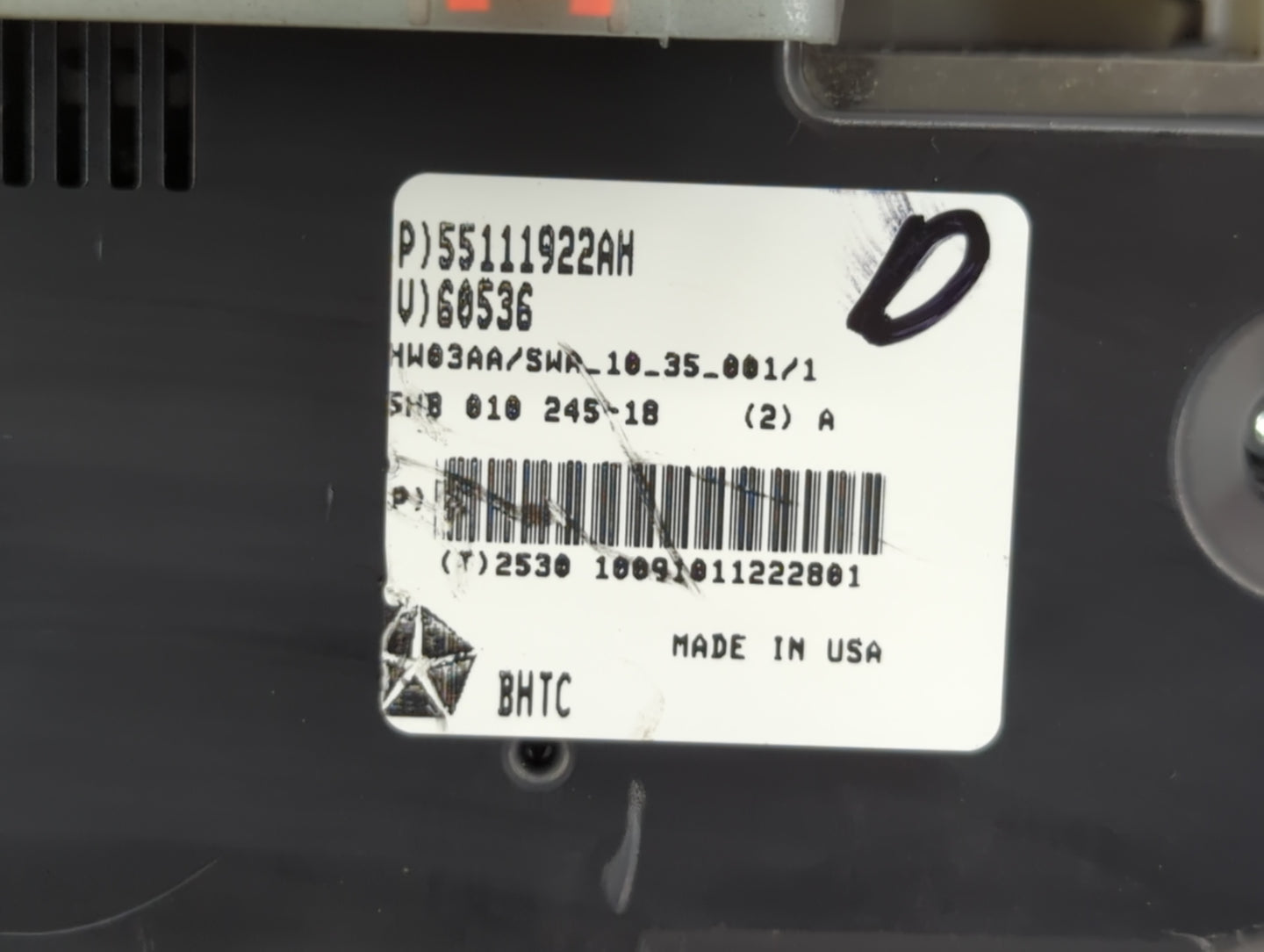 2011-2013 Jeep Grand Cherokee Climate Control Module Temperature AC/Heater Replacement P/N:55111922AH Fits Fits 2011 2012 20