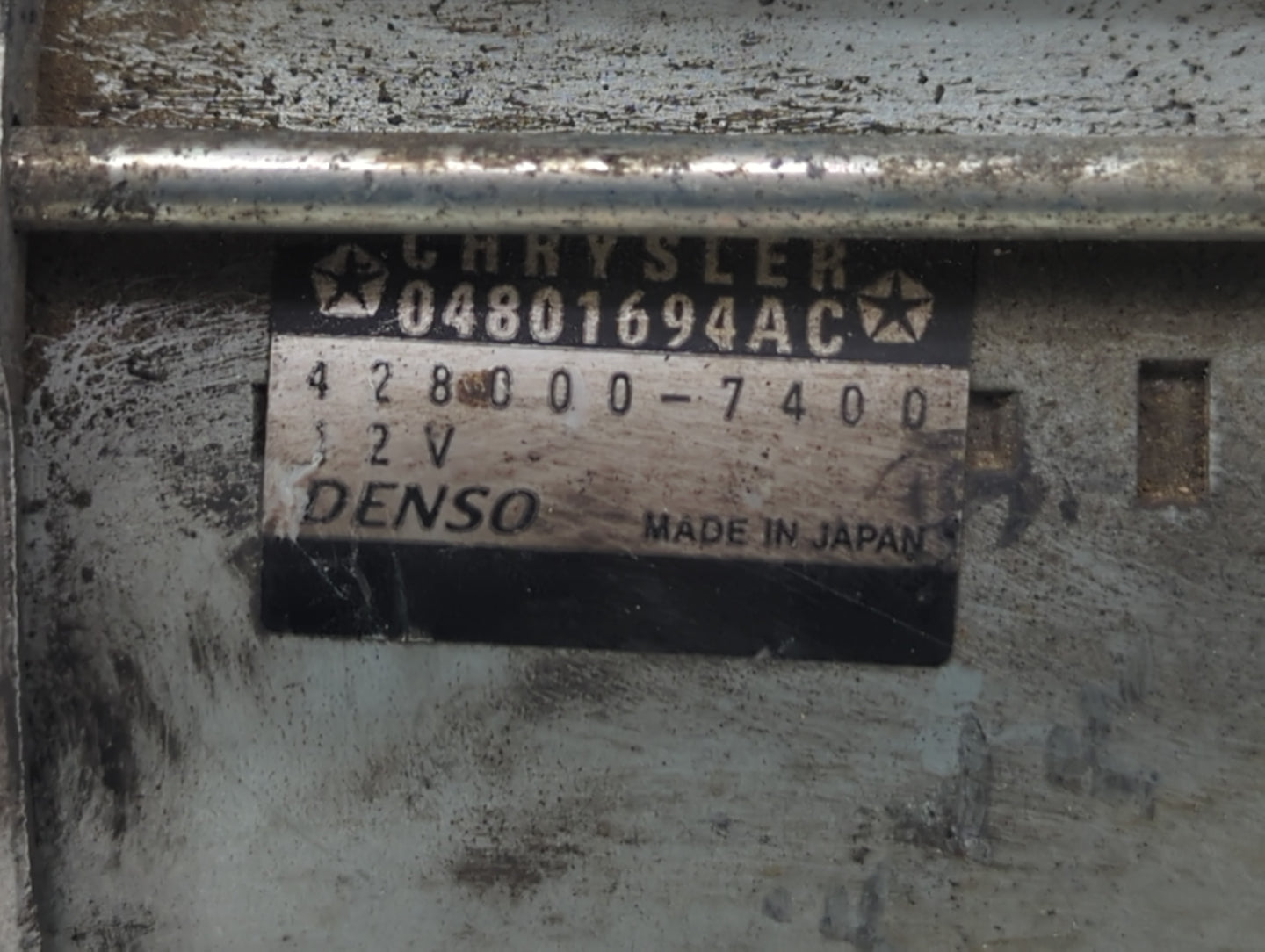 2011-2012 Jeep Grand Cherokee Car Starter Motor Solenoid OEM P/N:428000-7400 Fits Fits 2011 2012 OEM Used Auto Parts - Oemus