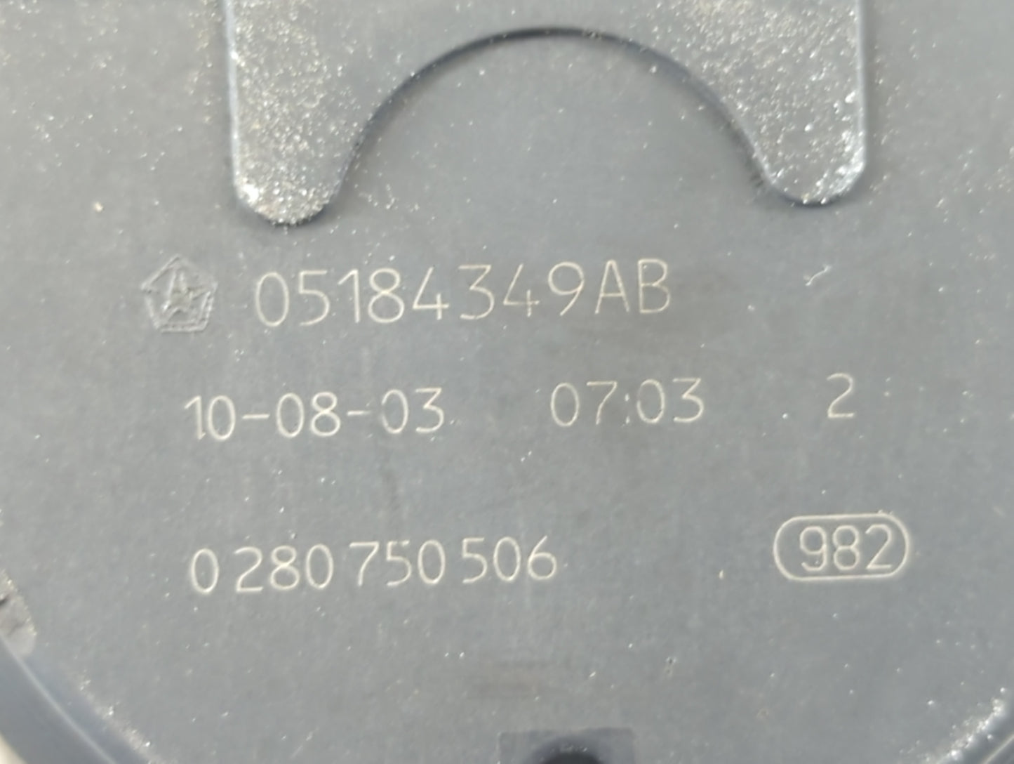 2011-2022 Jeep Grand Cherokee Throttle Body P/N:05184349AB 0 280 750 506 Fits OEM Used Auto Parts - Oemusedautoparts1.com