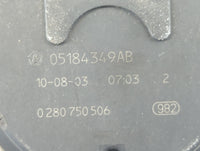 2011-2022 Jeep Grand Cherokee Throttle Body P/N:05184349AB 0 280 750 506 Fits OEM Used Auto Parts - Oemusedautoparts1.com