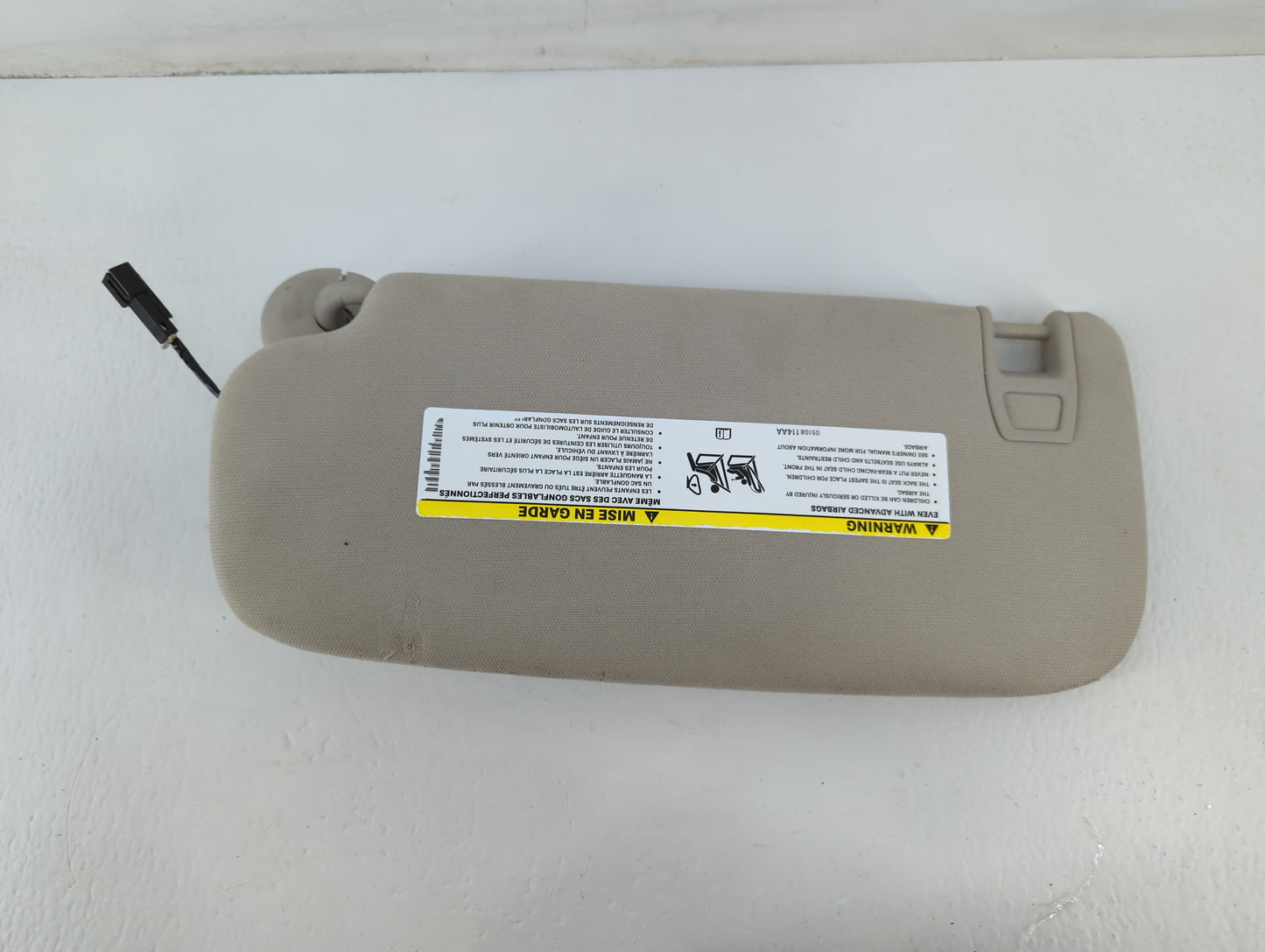 2011-2013 Jeep Grand Cherokee Sun Visor Shade Replacement Passenger Right Mirror Fits OEM Used Auto Parts - Oemusedautoparts