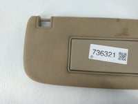 2011-2013 Jeep Grand Cherokee Sun Visor Shade Replacement Passenger Right Mirror Fits OEM Used Auto Parts - Oemusedautoparts