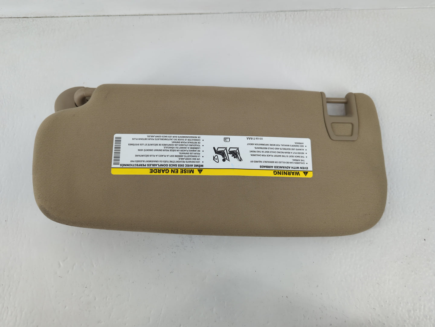 2011-2013 Jeep Grand Cherokee Sun Visor Shade Replacement Passenger Right Mirror Fits OEM Used Auto Parts - Oemusedautoparts