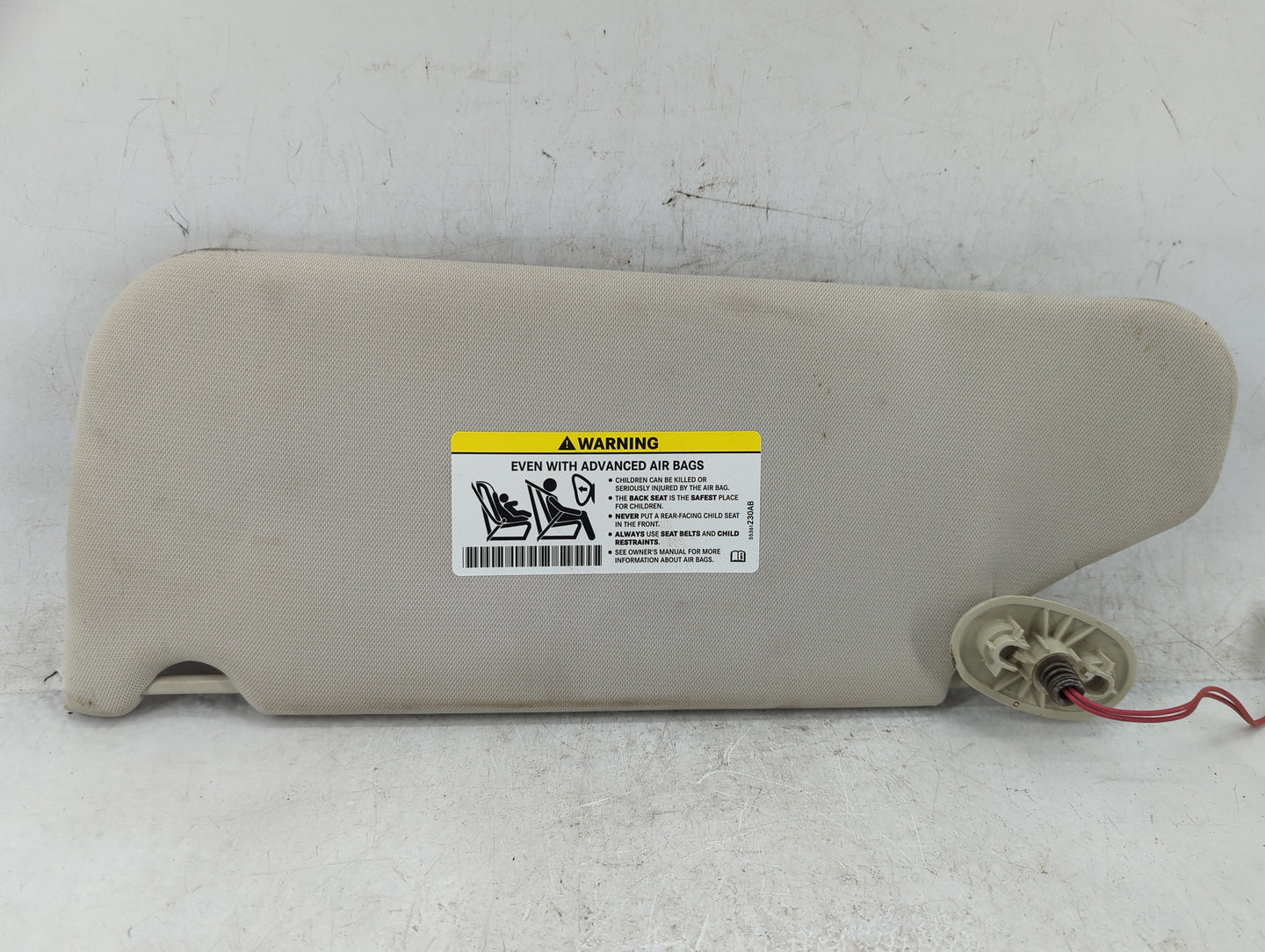 2008-2012 Jeep Liberty Sun Visor Shade Replacement Passenger Right Mirror Fits Fits 2008 2009 2010 2011 2012 OEM Used Auto P