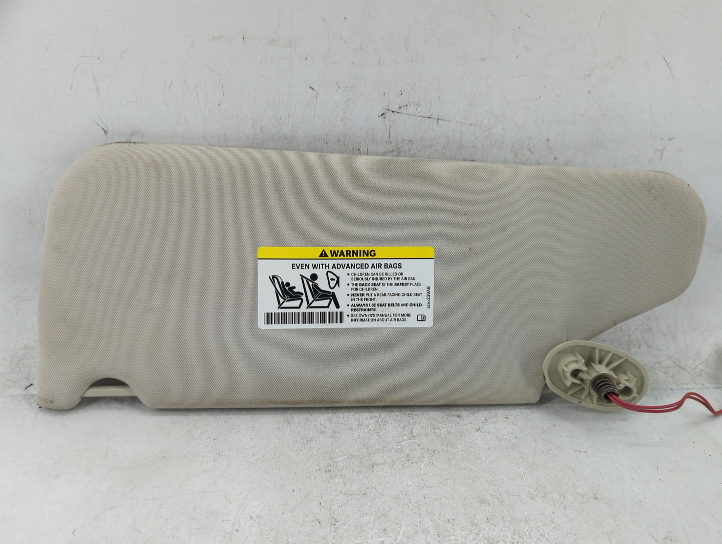 2008-2012 Jeep Liberty Sun Visor Shade Replacement Passenger Right Mirror Fits Fits 2008 2009 2010 2011 2012 OEM Used Auto P